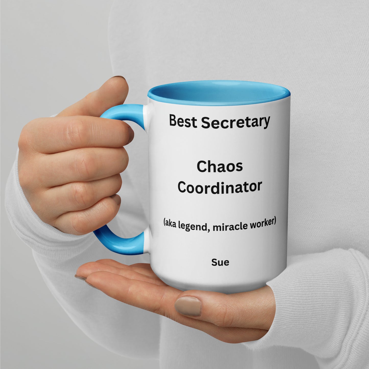 Personalised Surgical Secretary Mug with Colour Inside