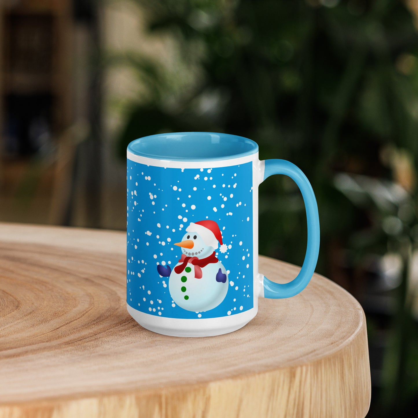 SnowMen Mug with Colour Inside