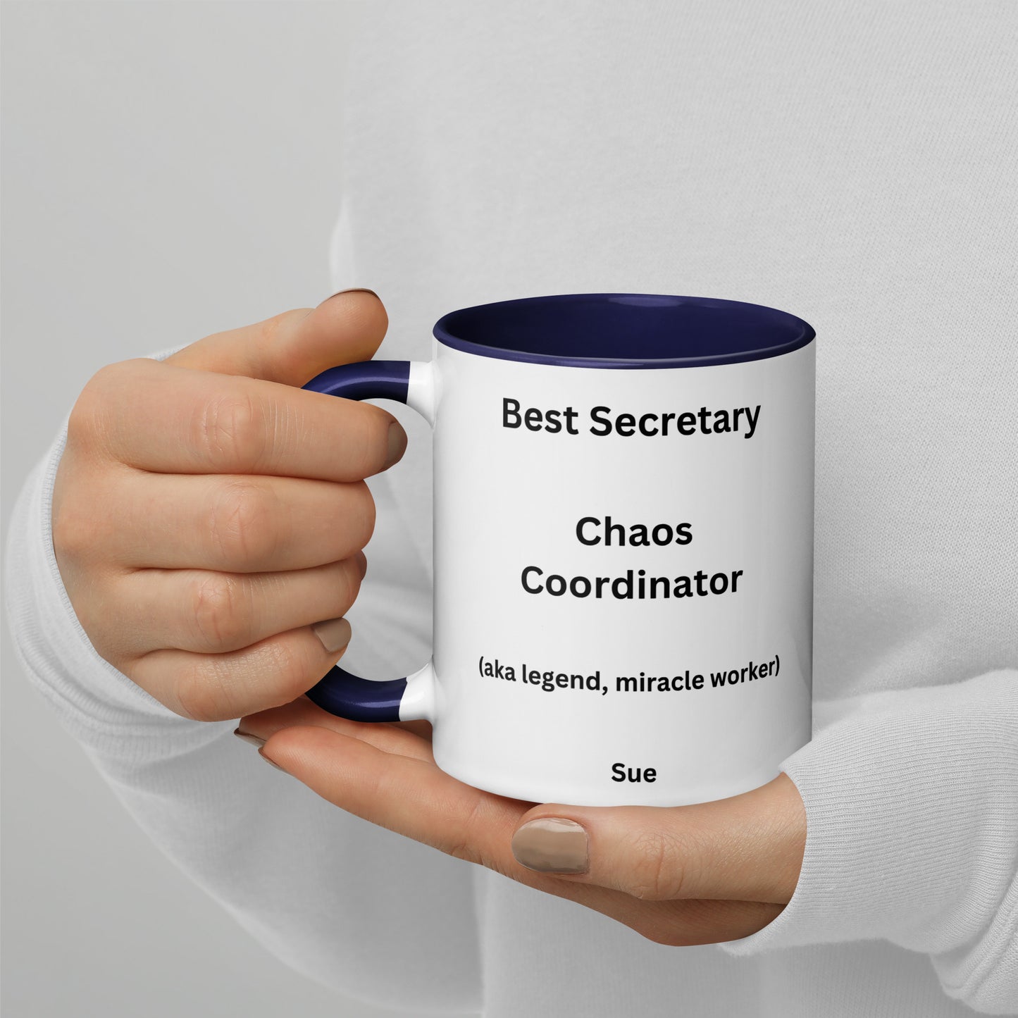Personalised Surgical Secretary Mug with Colour Inside