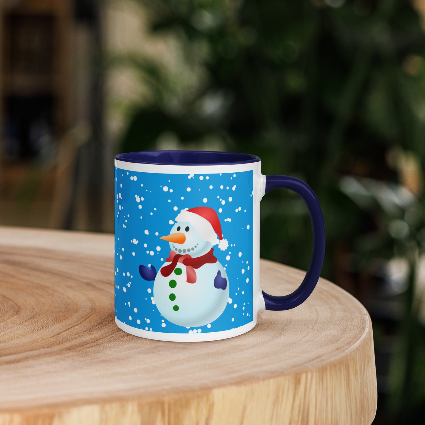 SnowMen Mug with Colour Inside