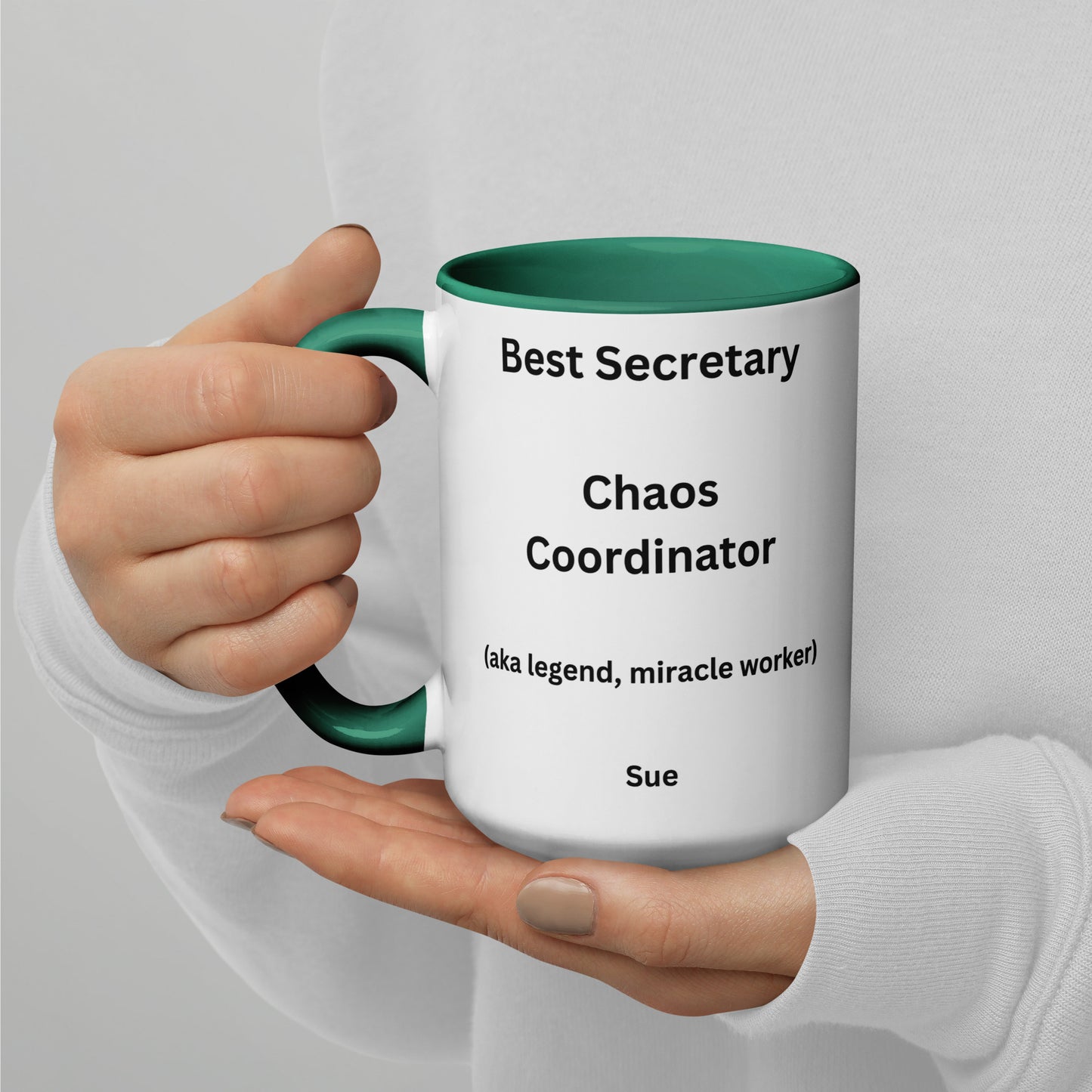 Personalised Surgical Secretary Mug with Colour Inside