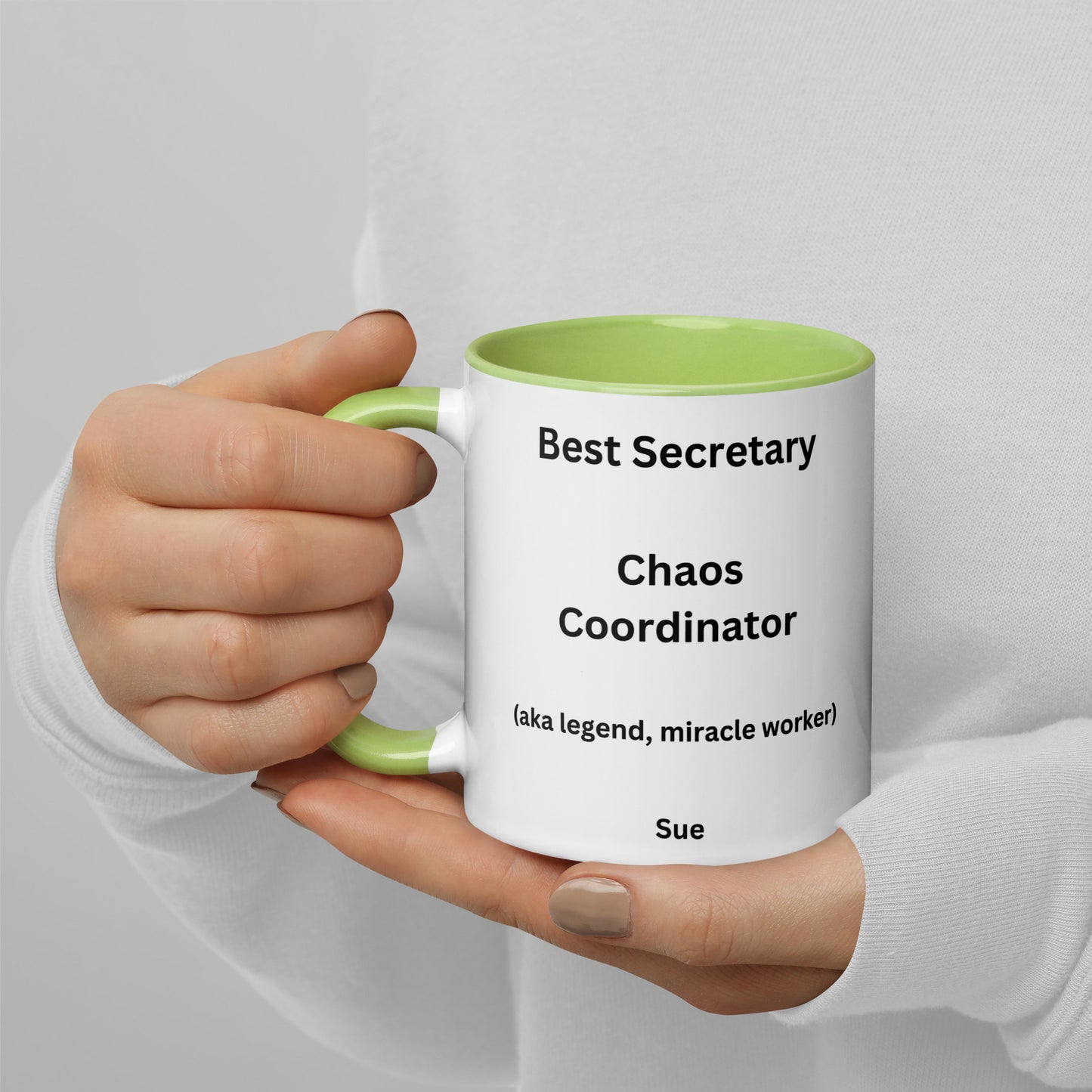 Personalised Surgical Secretary Mug with Colour Inside