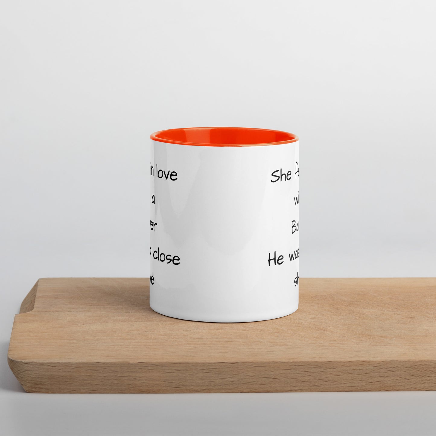 Barber Mug with Color Inside