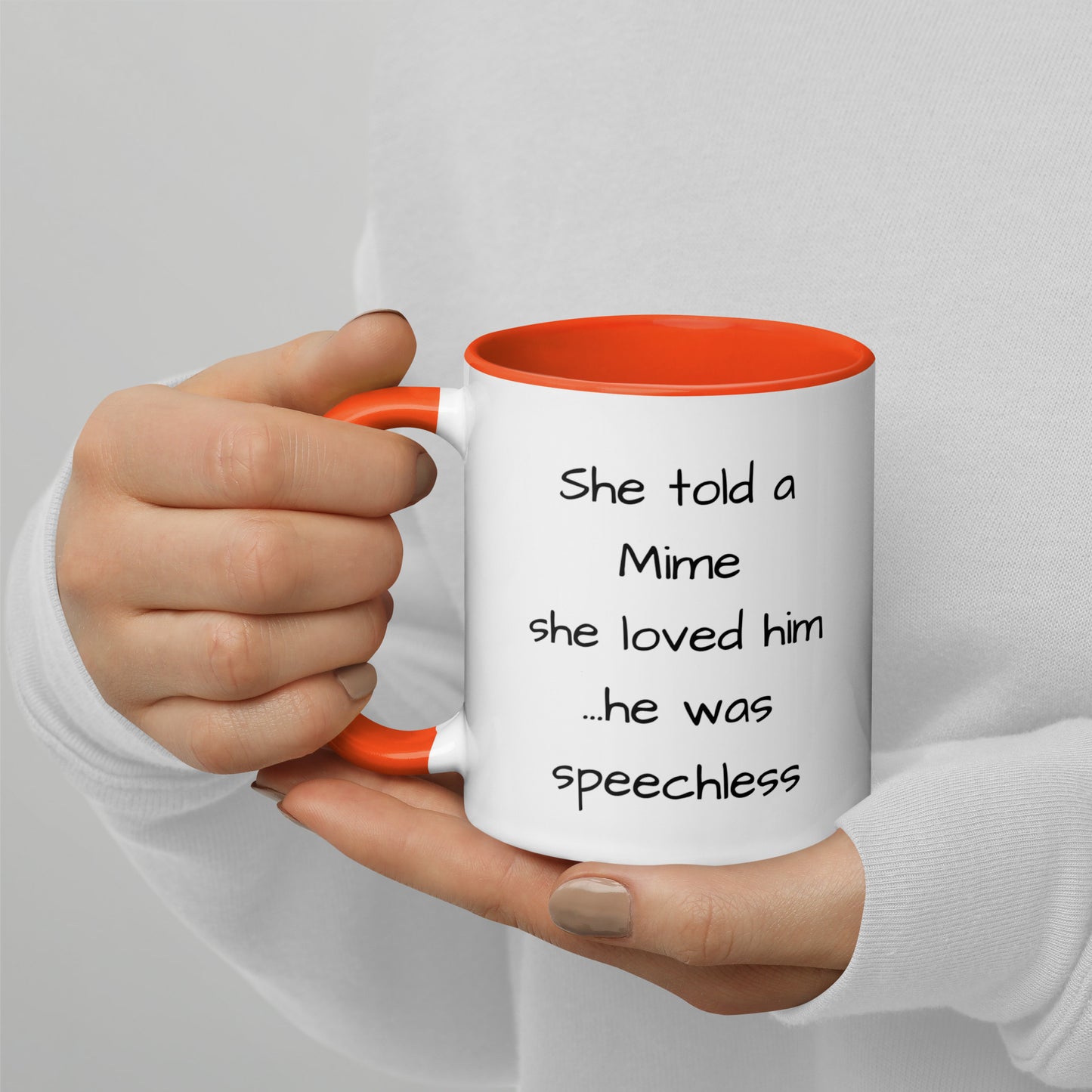 Mime Mug with Color Inside