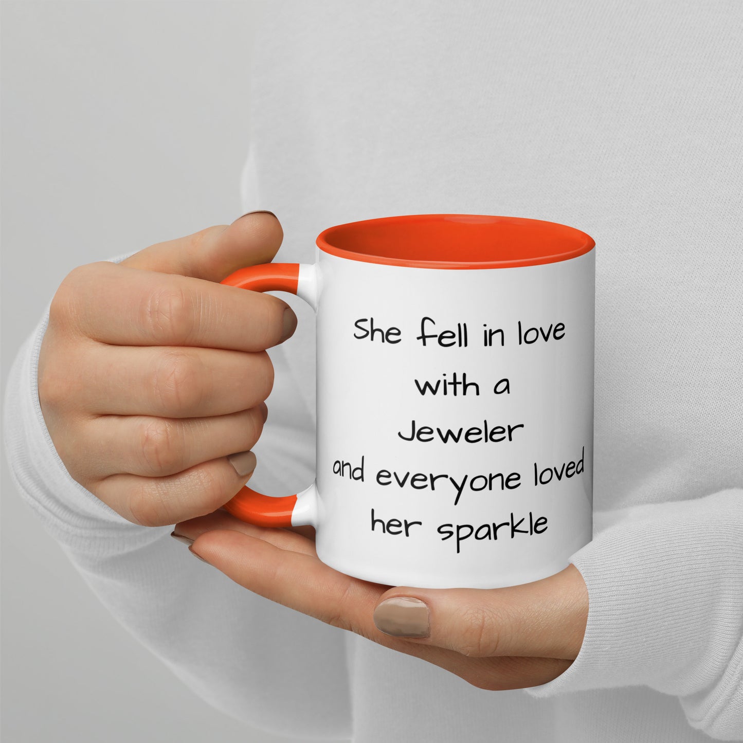 Jeweler Mug with Color Inside