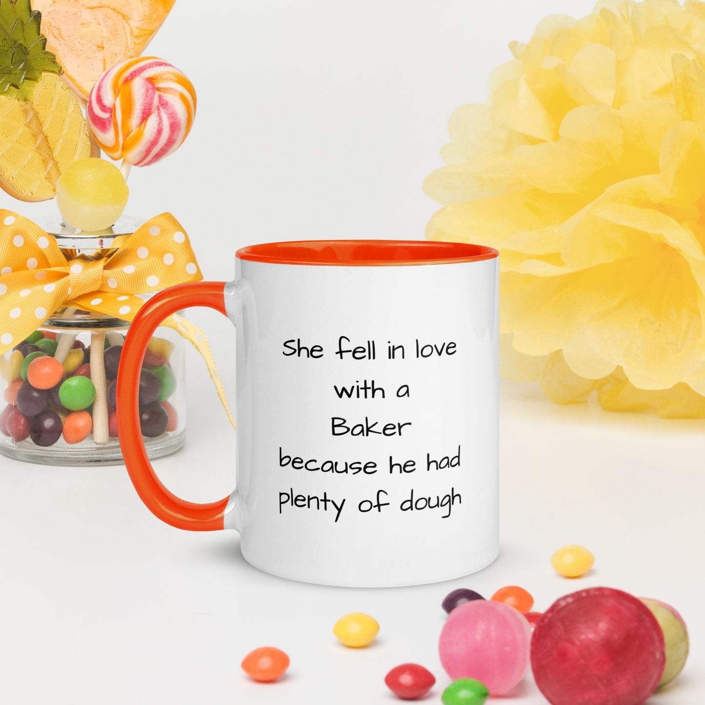 Baker Mug with Color Inside