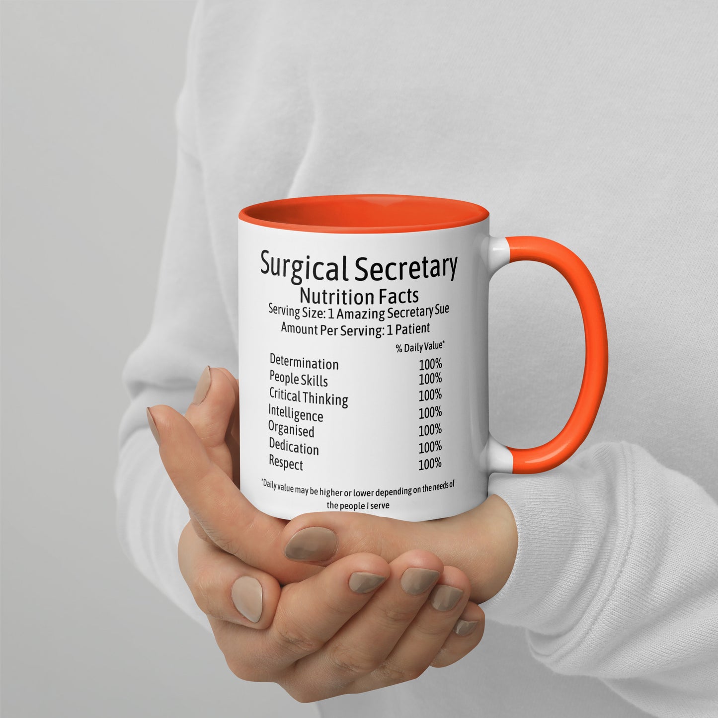 Personalised Surgical Secretary Mug with Colour Inside