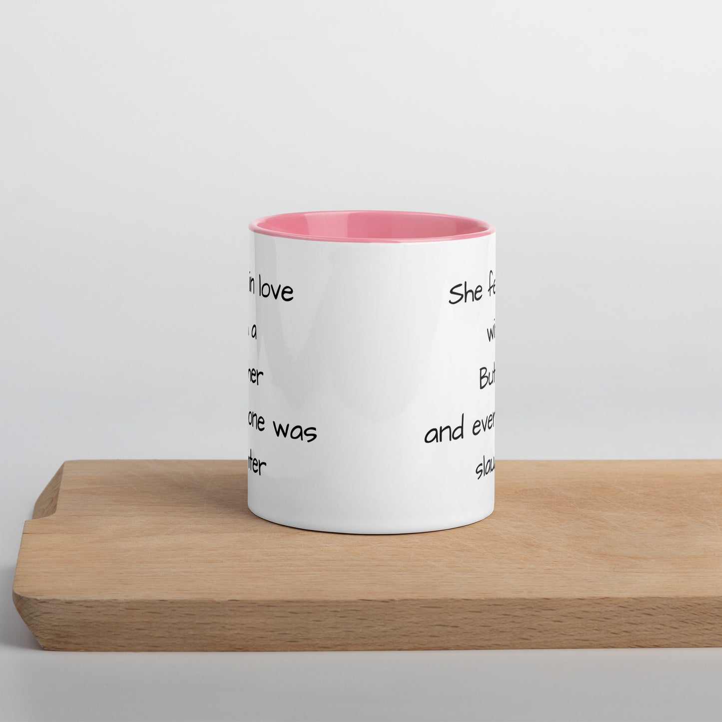 Butcher Mug with Color Inside