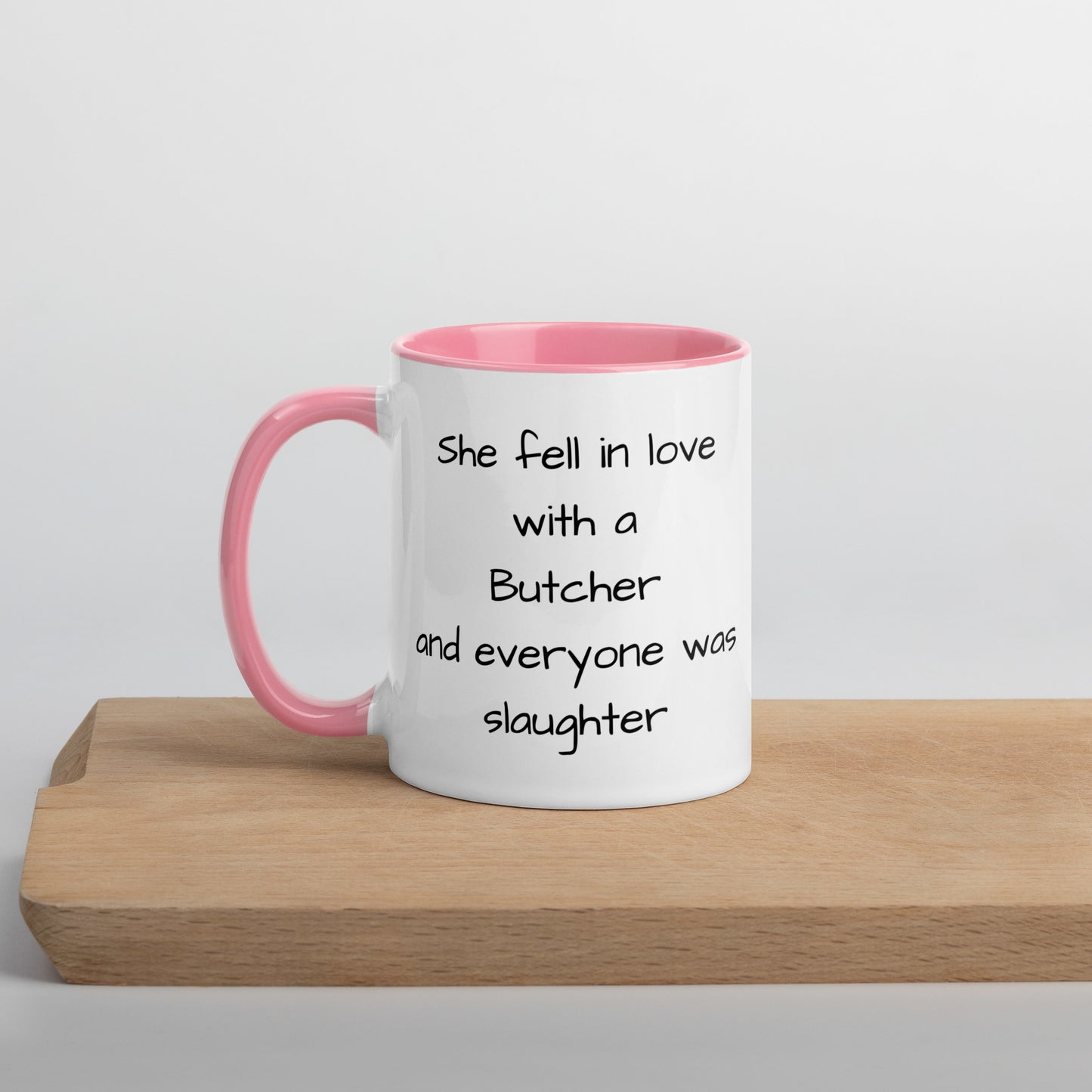 Butcher Mug with Color Inside