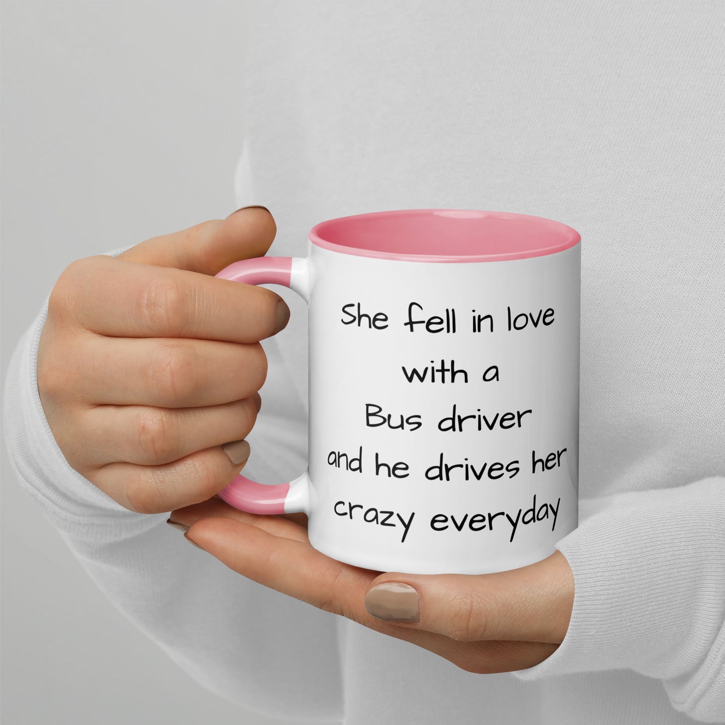 Bus Driver Mug with Color Inside