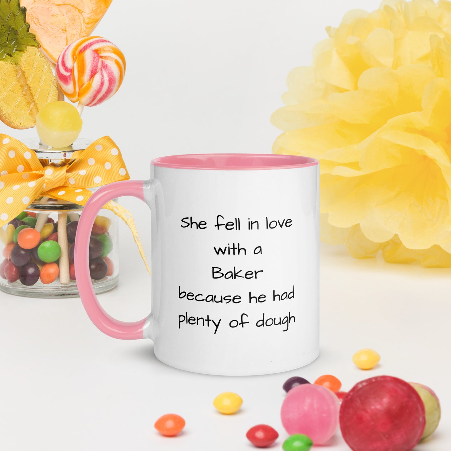 Baker Mug with Color Inside