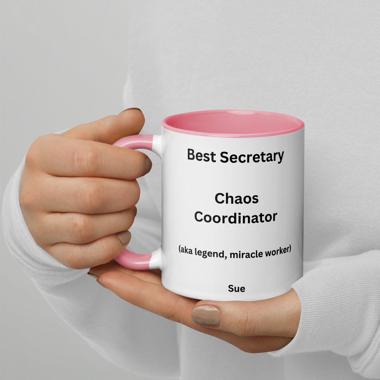Personalised Surgical Secretary Mug with Colour Inside