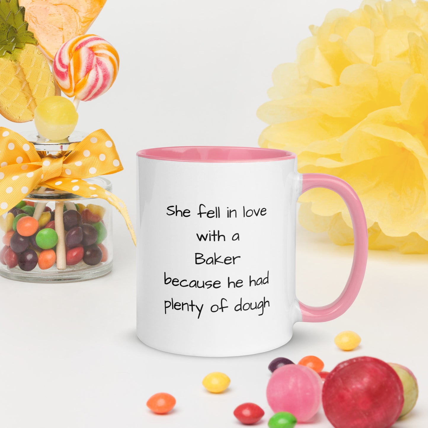 Baker Mug with Color Inside