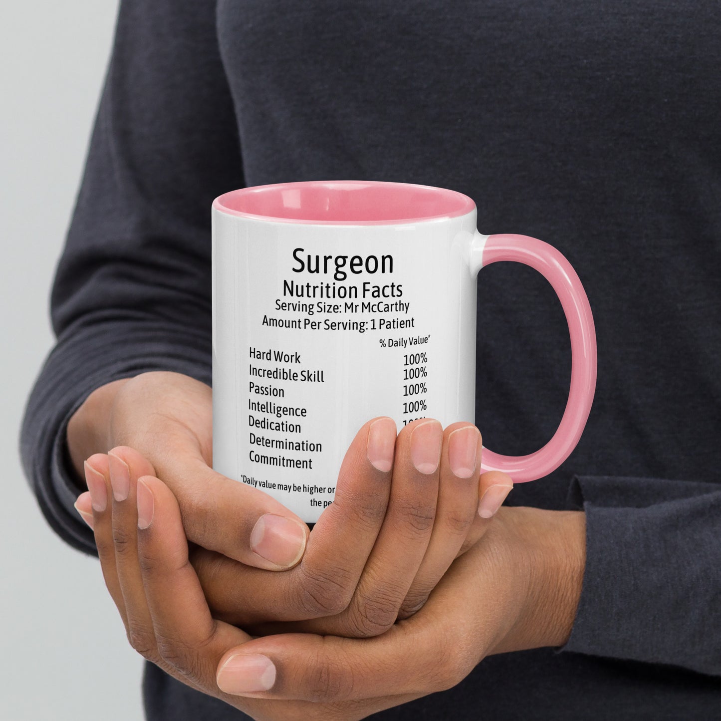Personalised Surgeon Mug with Colour Inside
