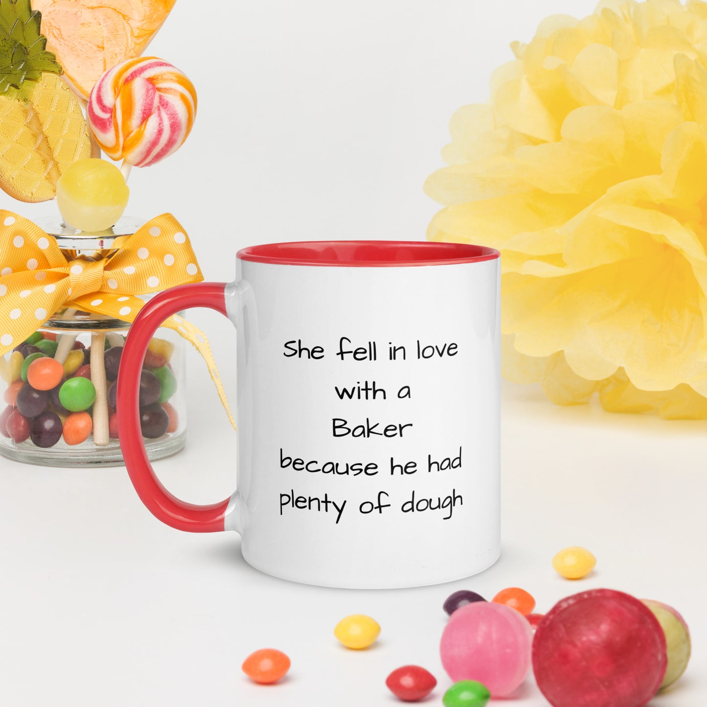 Baker Mug with Color Inside