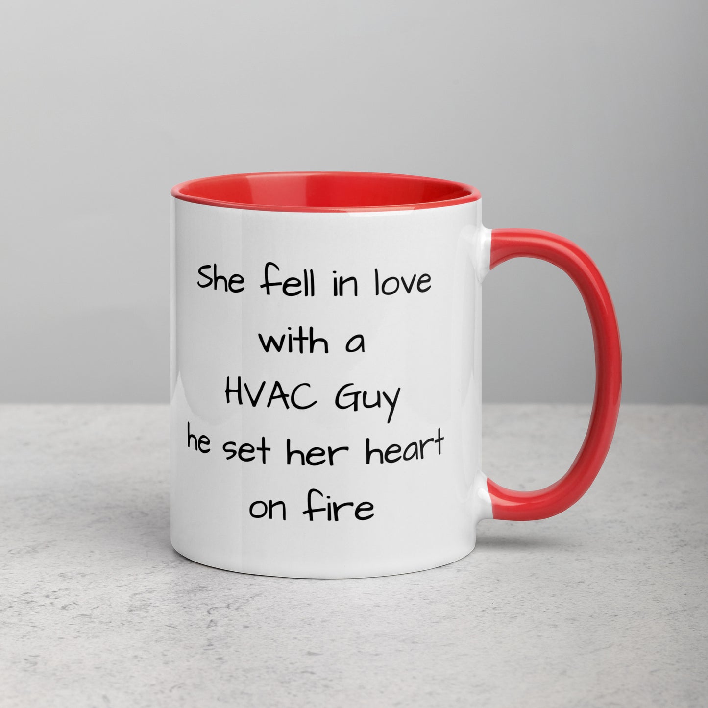 HVAC Guy Mug with Color Inside