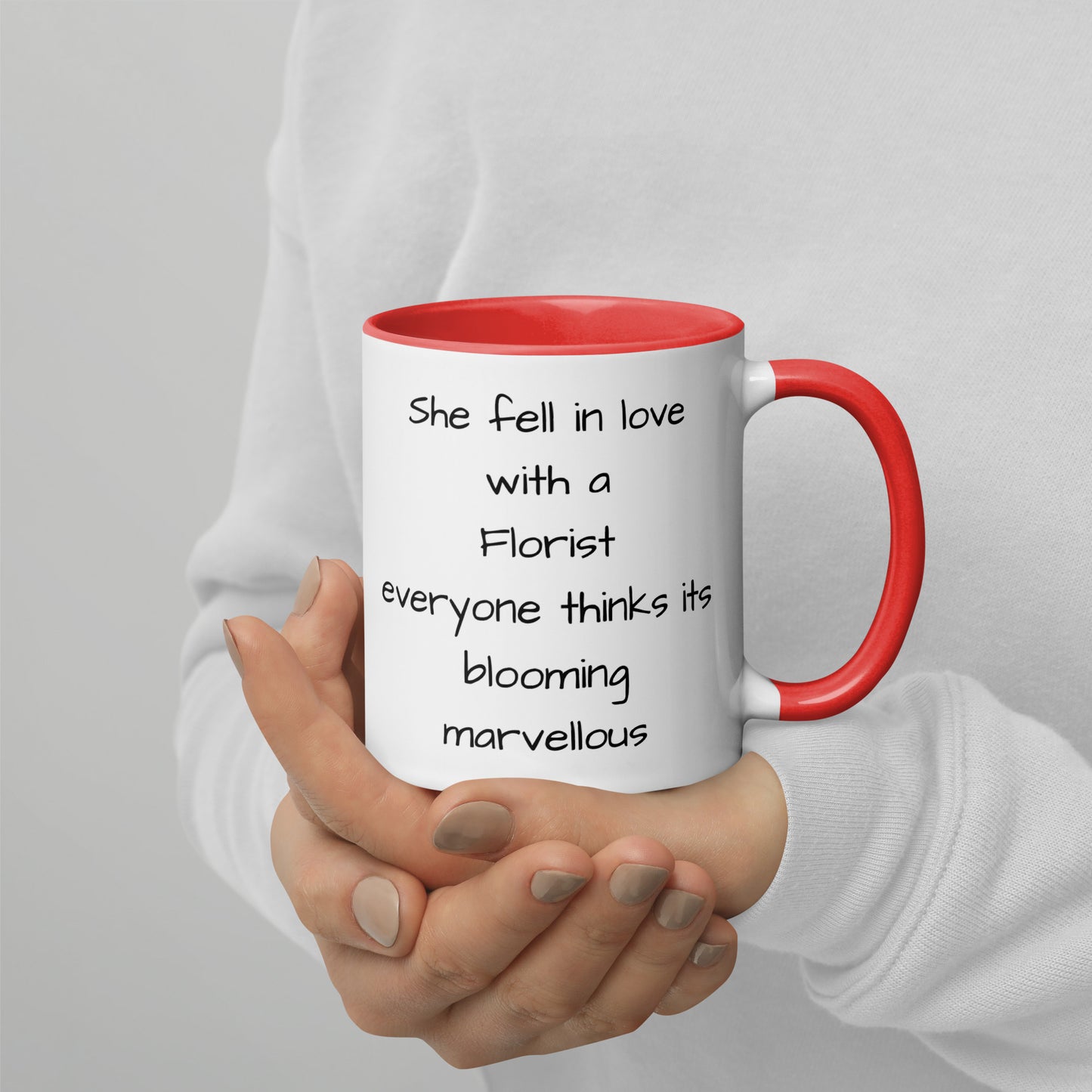 Florist Mug with Color Inside