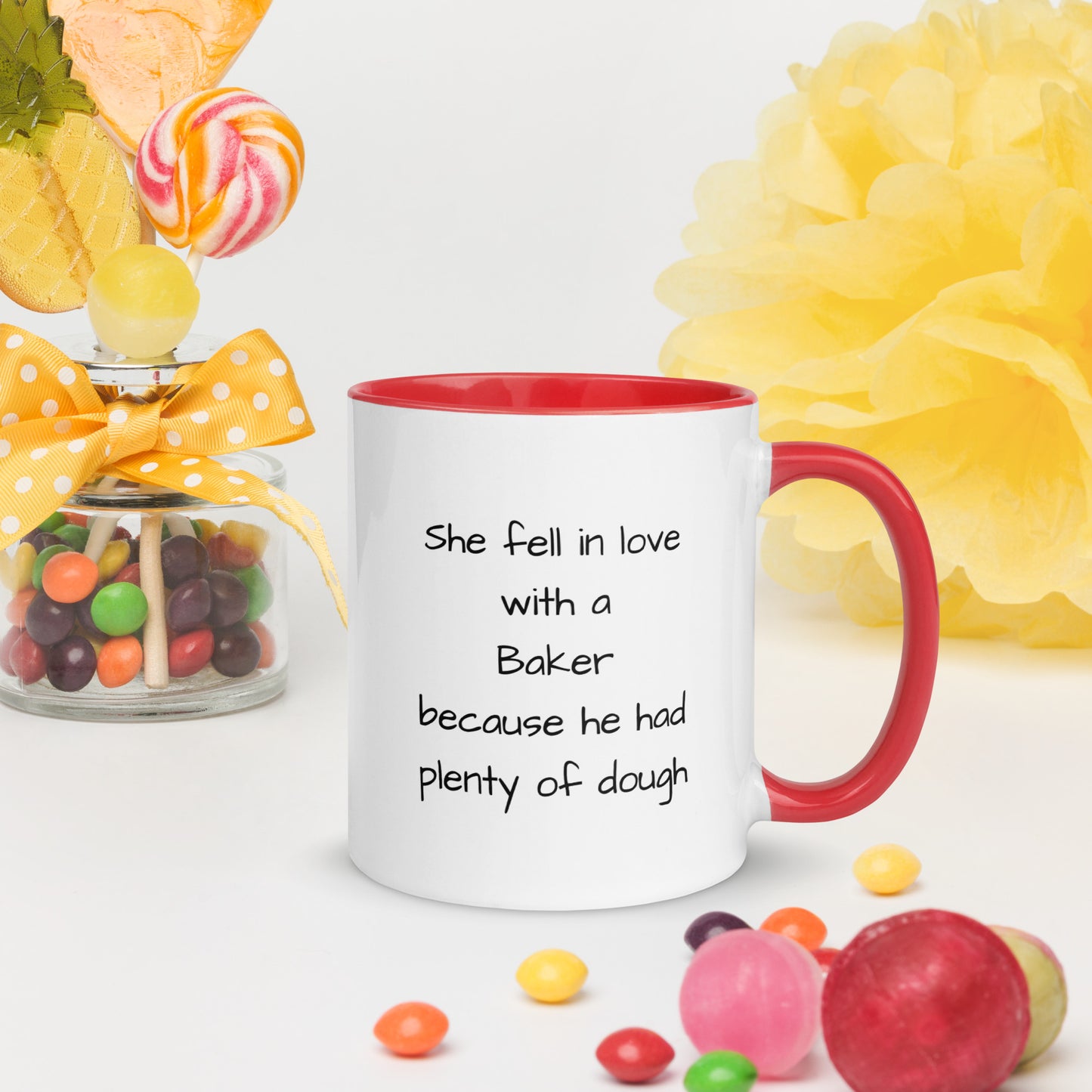 Baker Mug with Color Inside