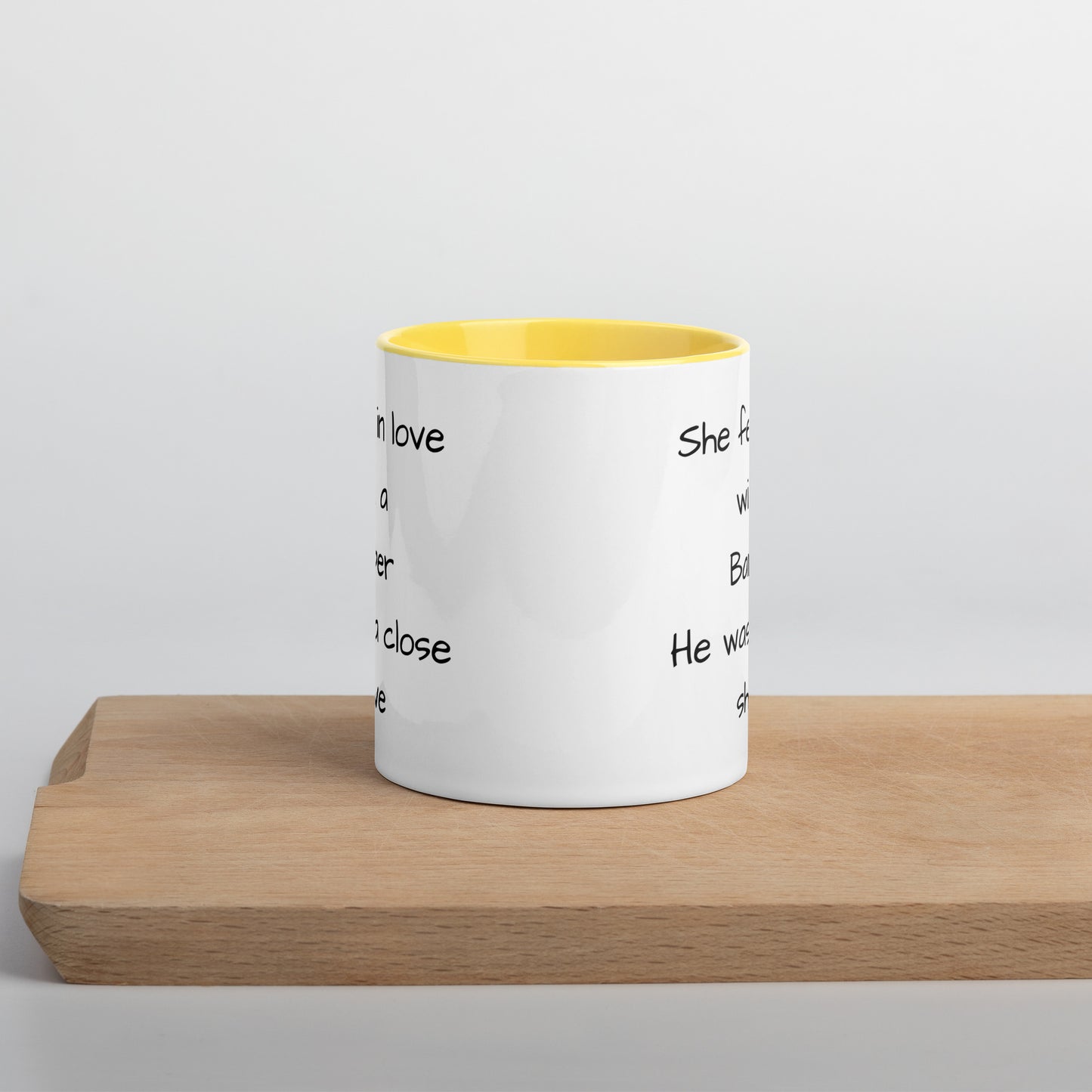 Barber Mug with Color Inside