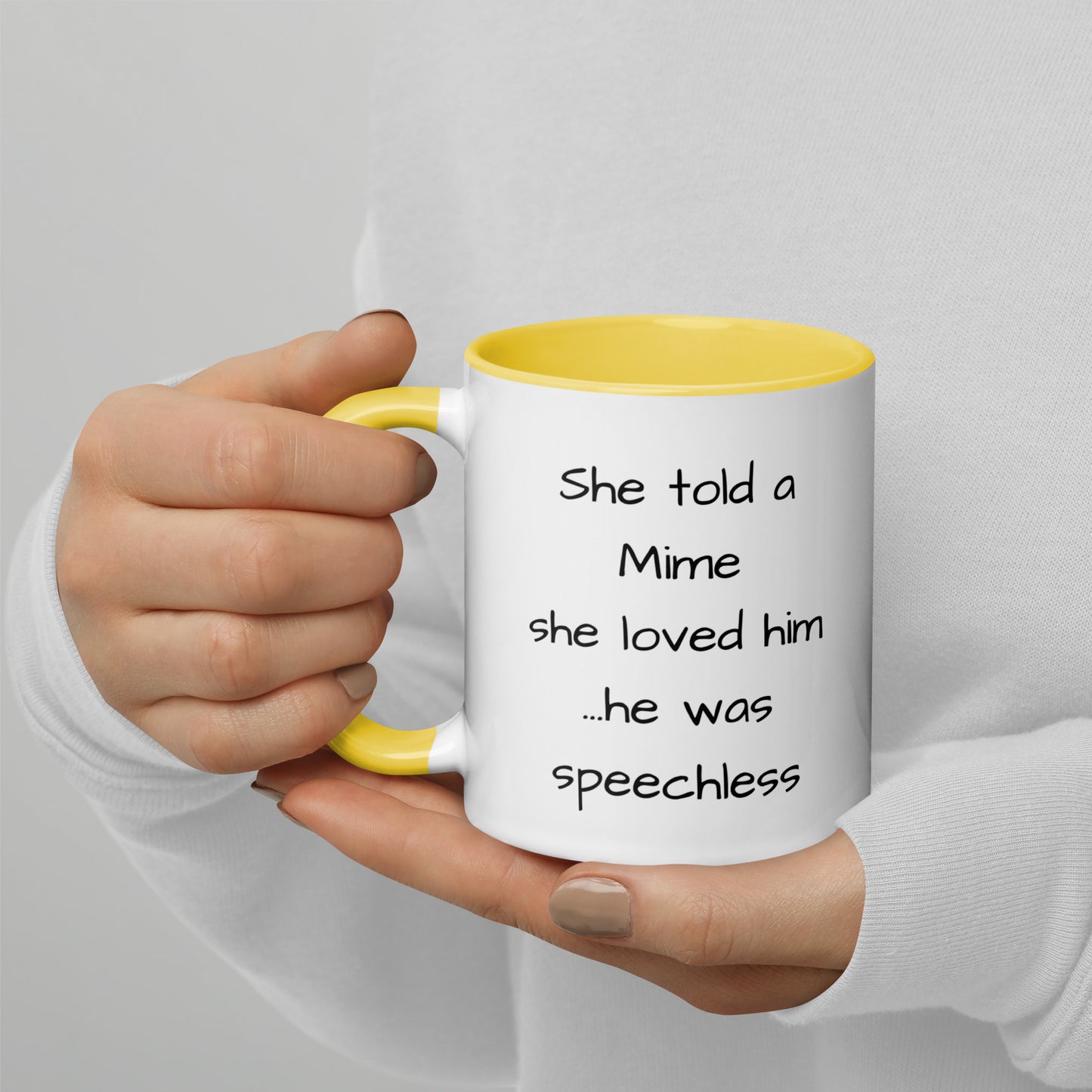 Mime Mug with Color Inside