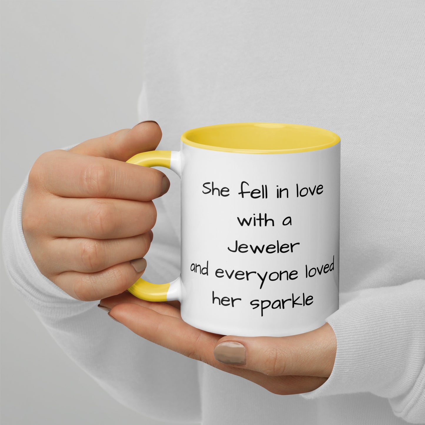 Jeweler Mug with Color Inside