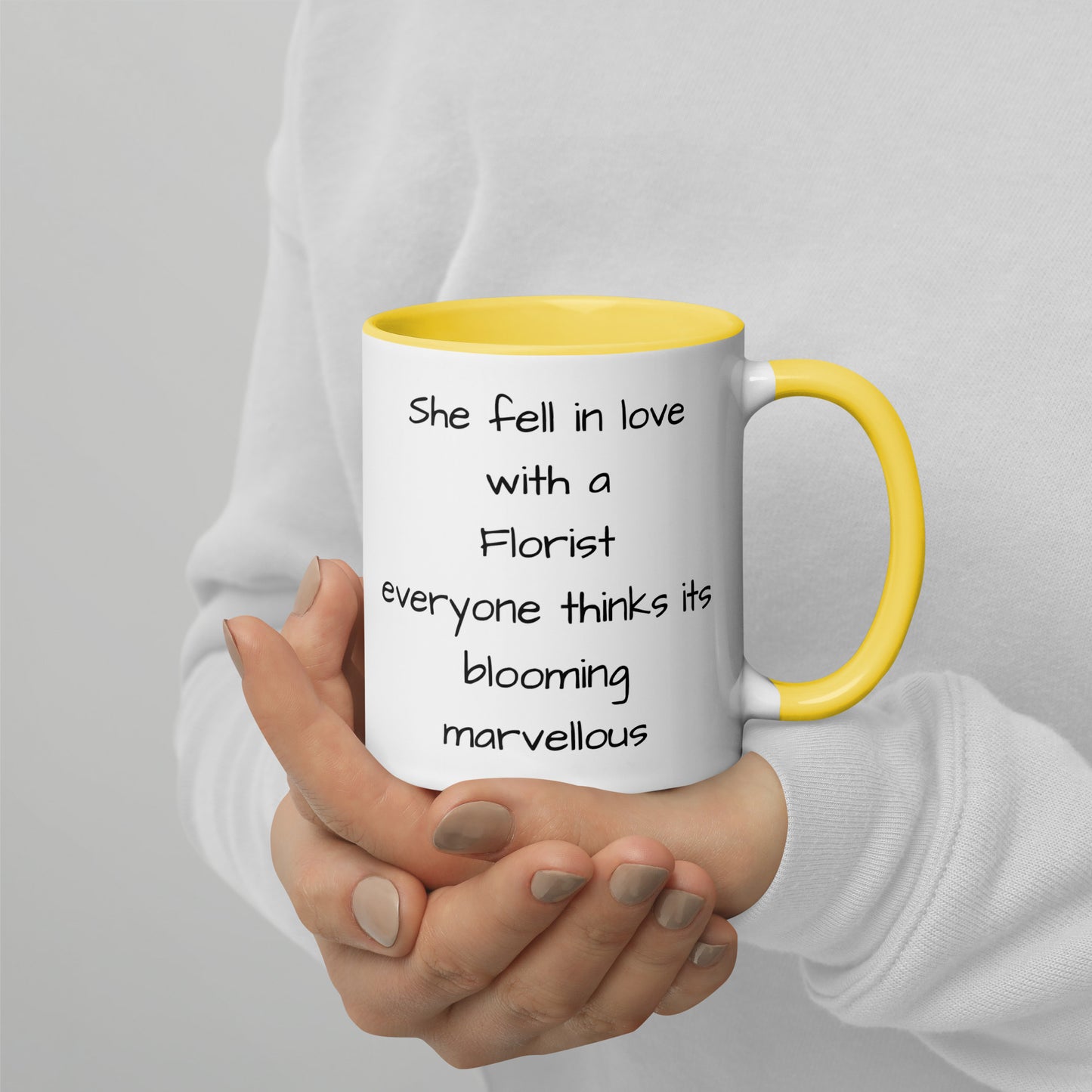 Florist Mug with Color Inside