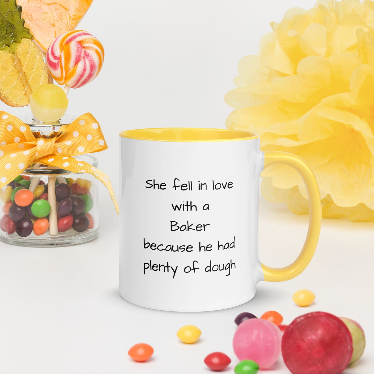 Baker Mug with Color Inside