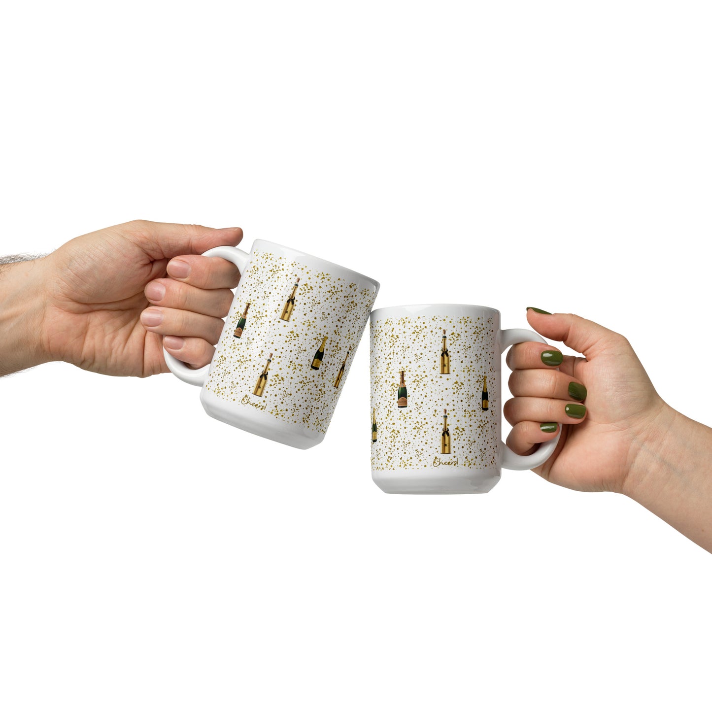 Cheers Mug, Champagne Mug, Lovely Present Or Christmas Stocking Filler