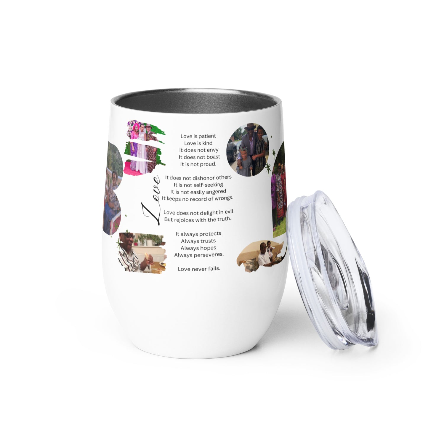 Personalised Dad Wine Tumbler