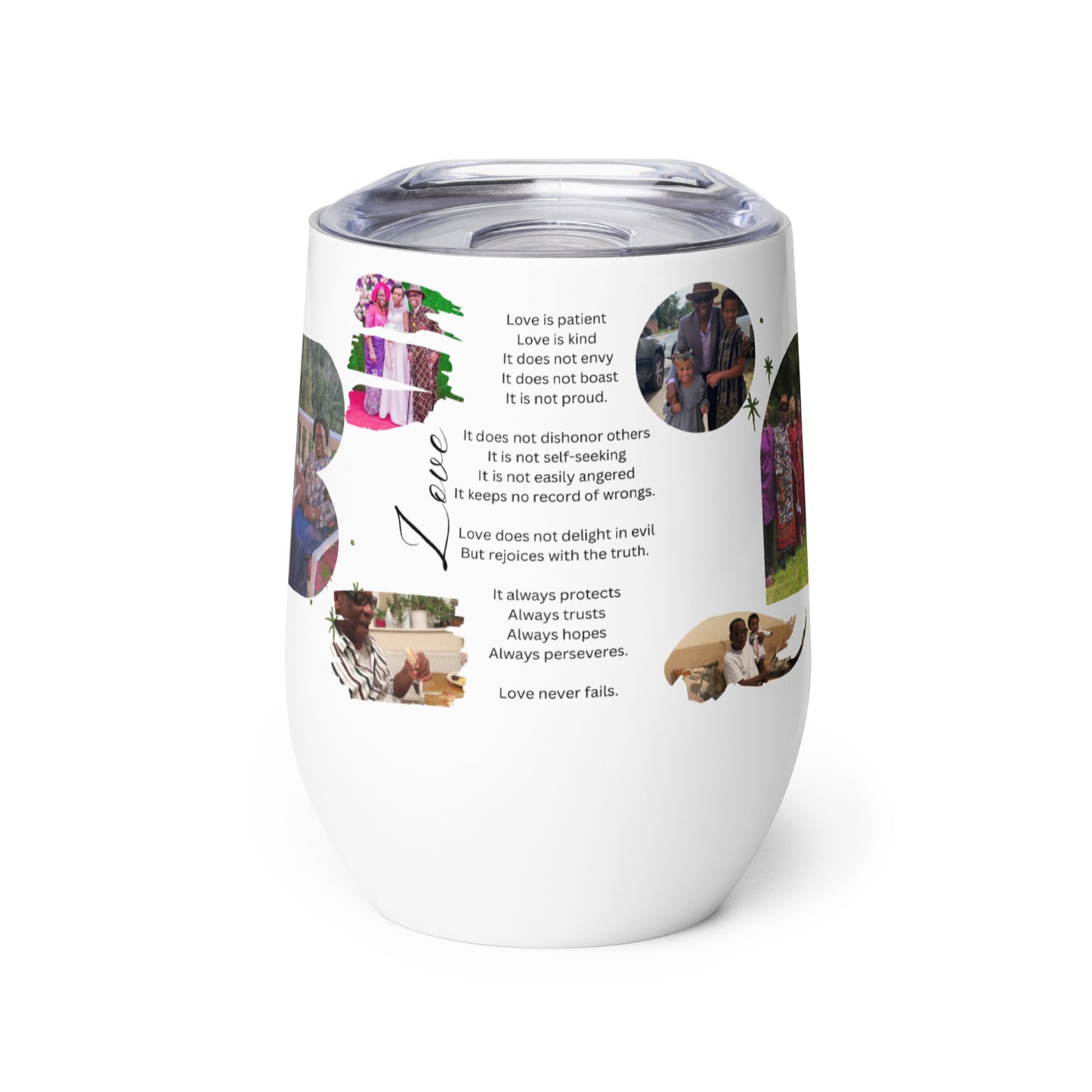 Personalised Dad Wine Tumbler