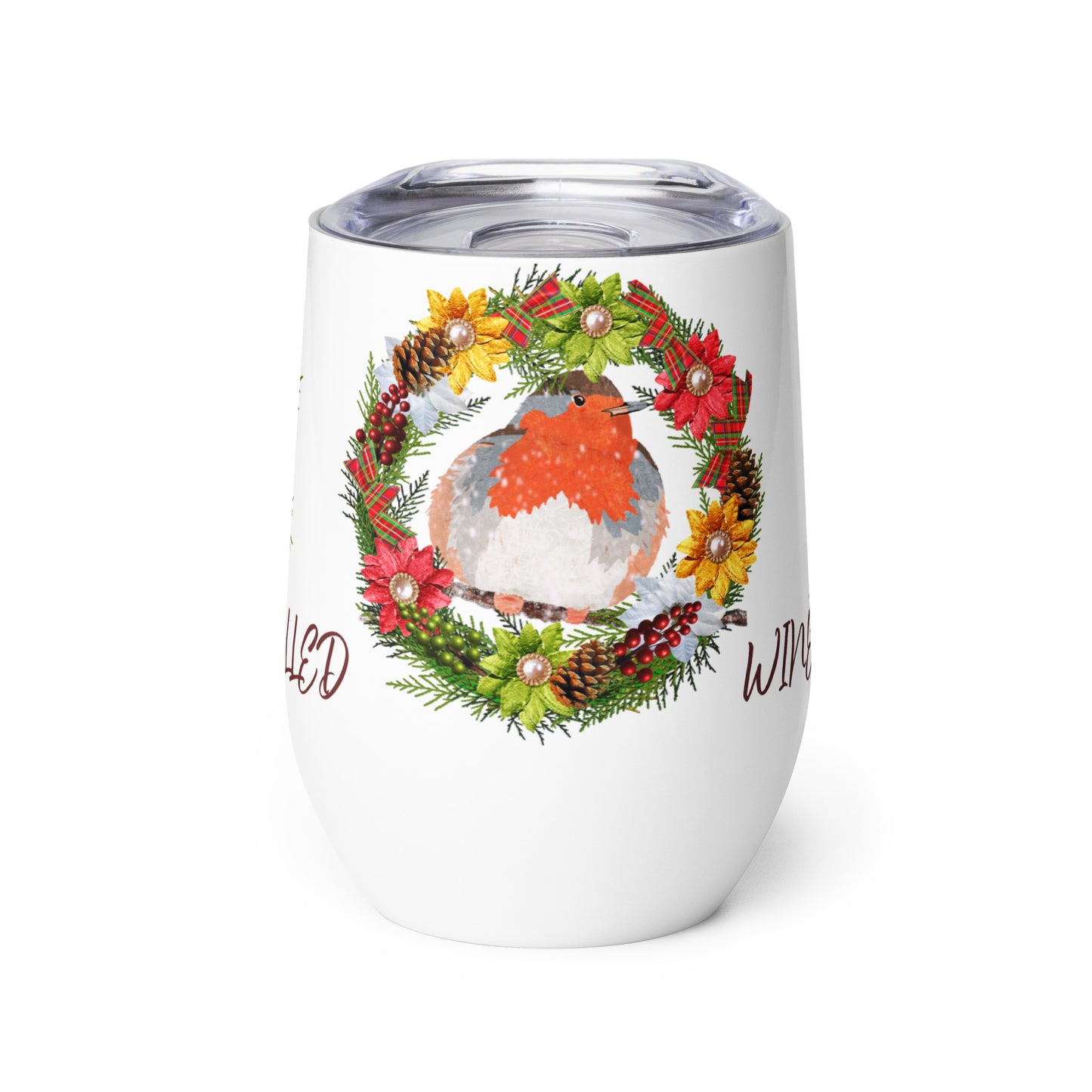 Festive Wine Tumbler