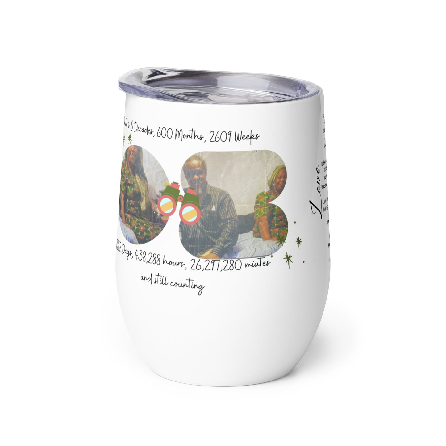 Personalised Prof Wine Tumbler 2