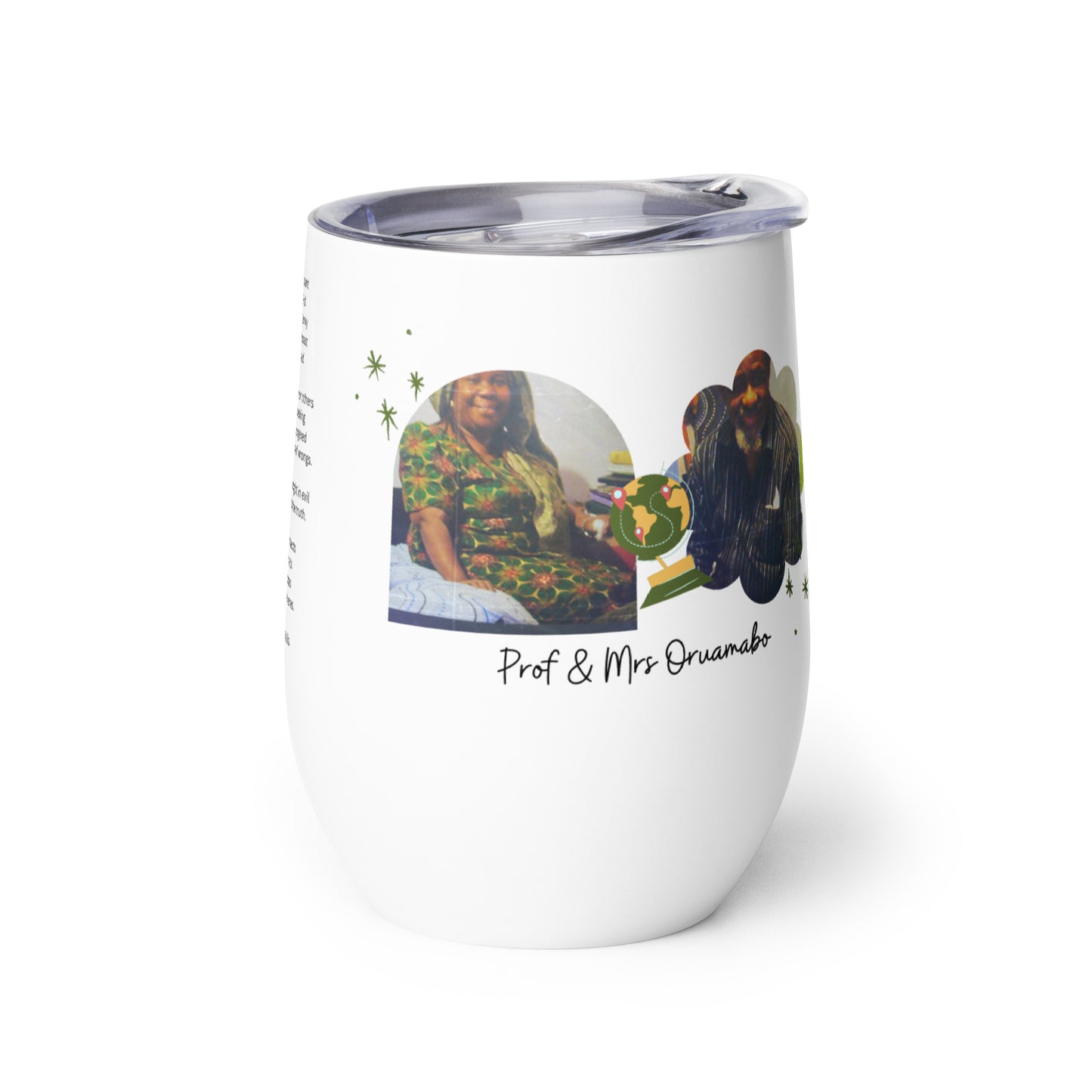 Personalised Prof Wine Tumbler