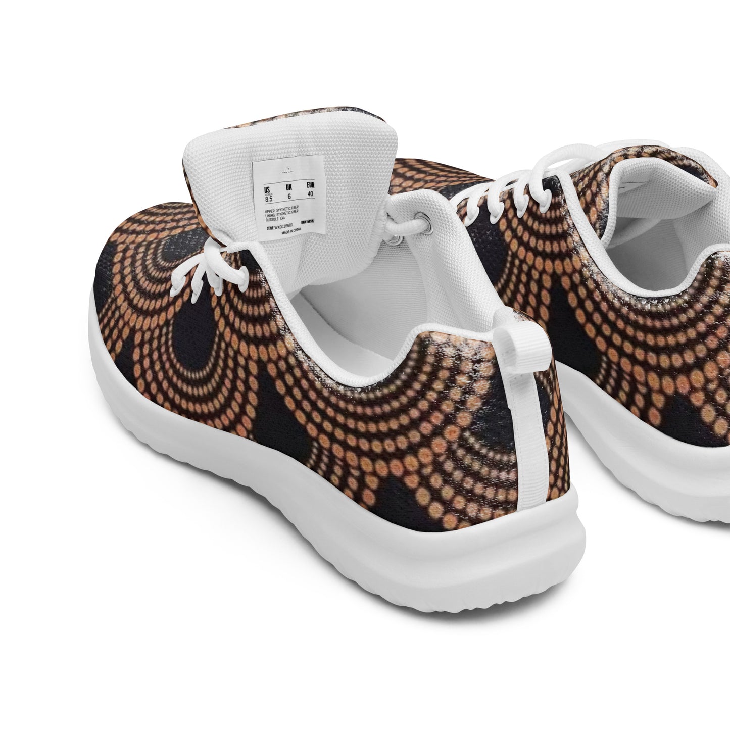 Brown Abstract Women’s athletic shoes