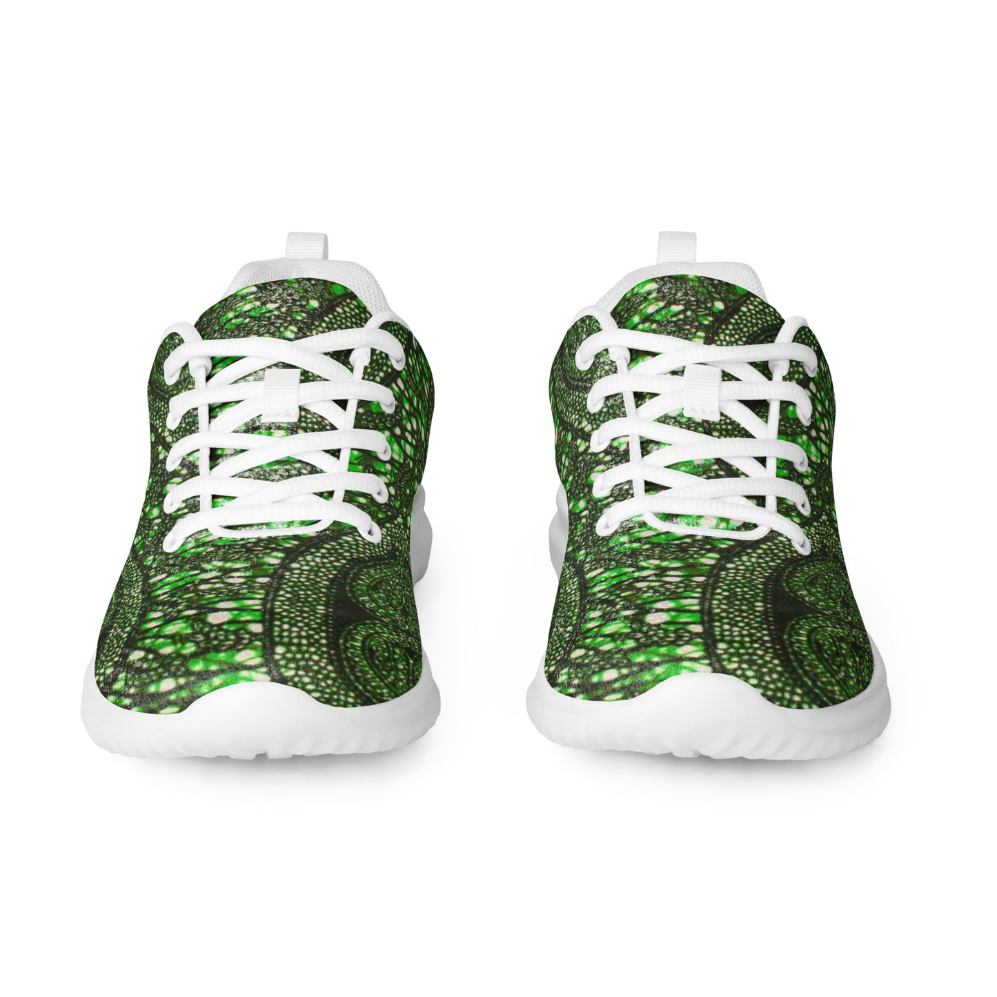 Green Peas Ankara Women’s Athletic Shoes