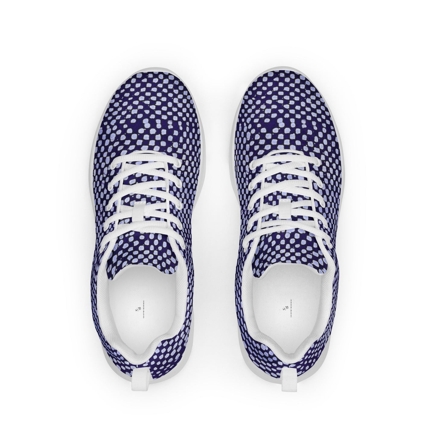 Purple White Dots Women’s athletic shoes