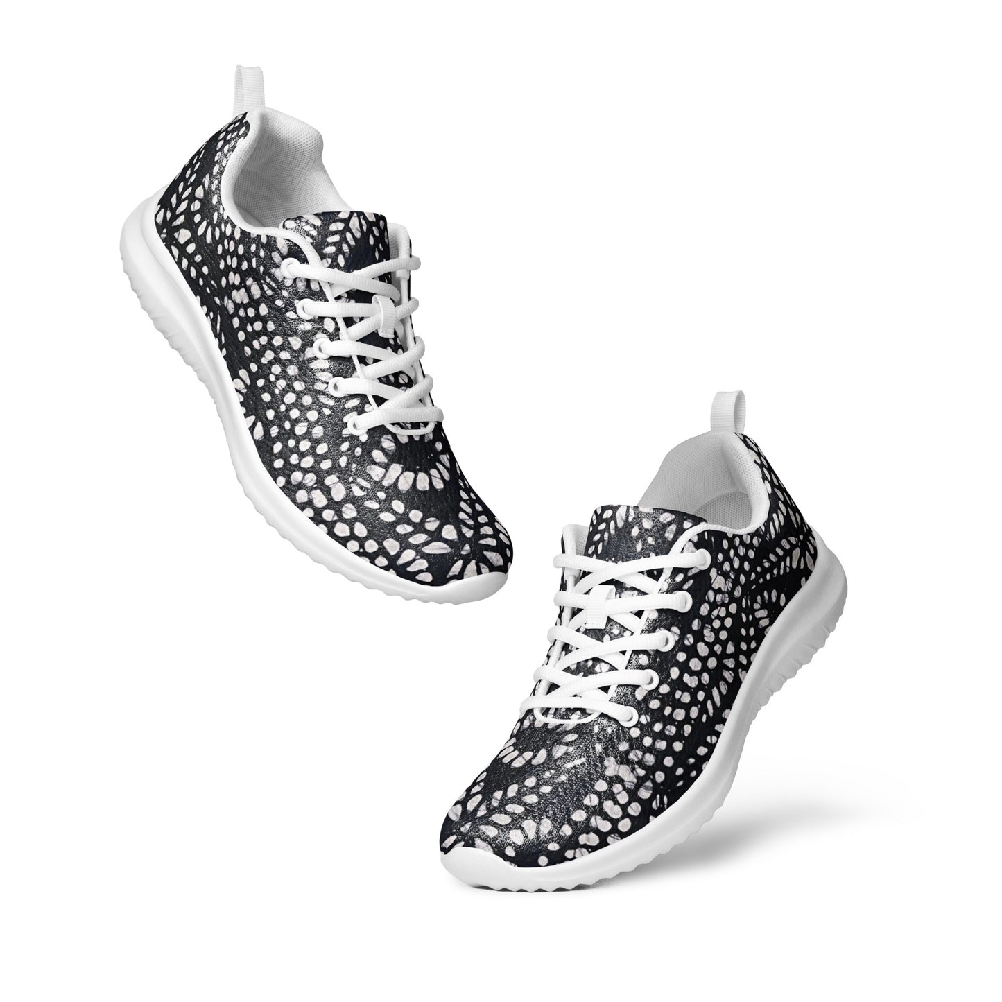 Black White Aztec Women’s athletic shoes