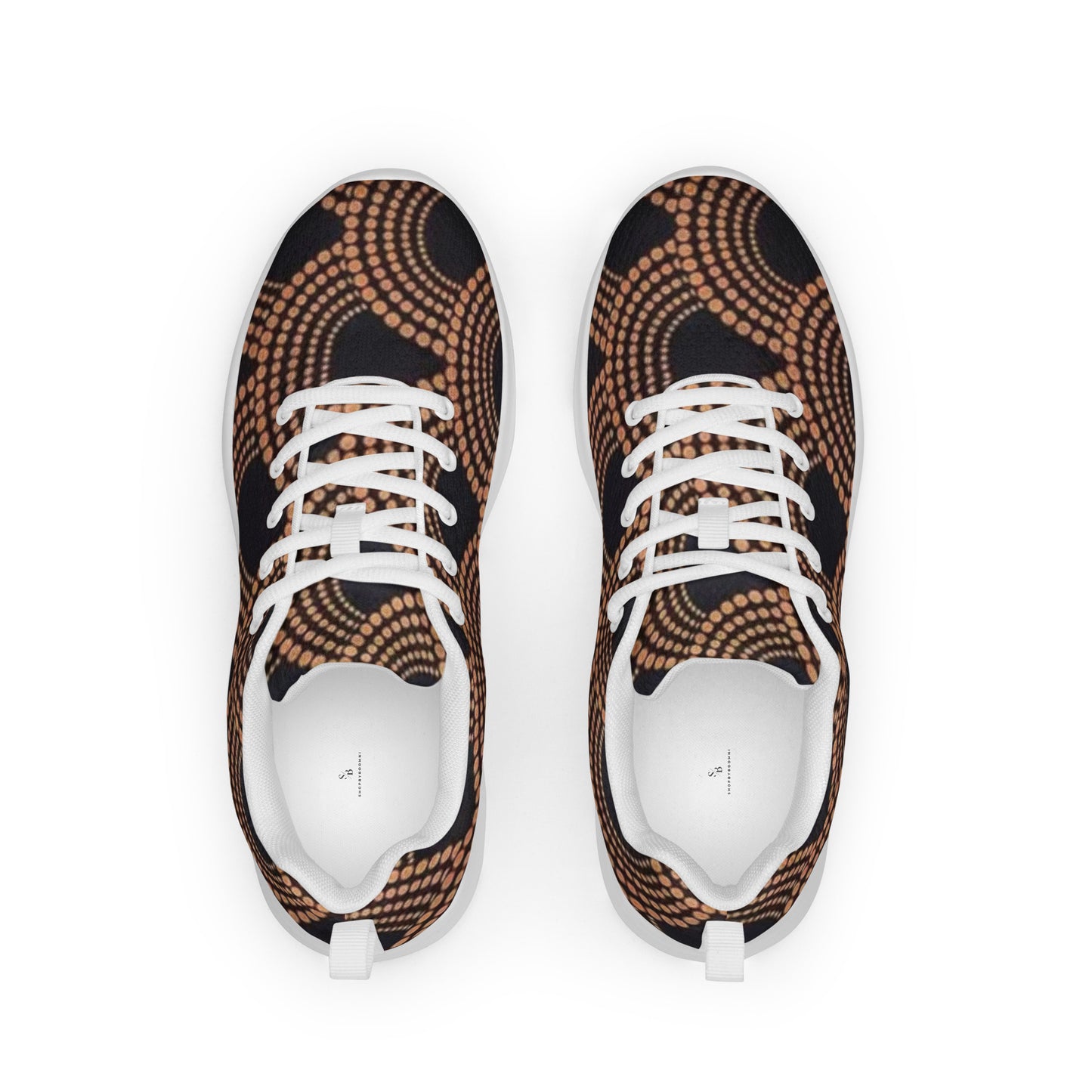 Brown Abstract Women’s athletic shoes