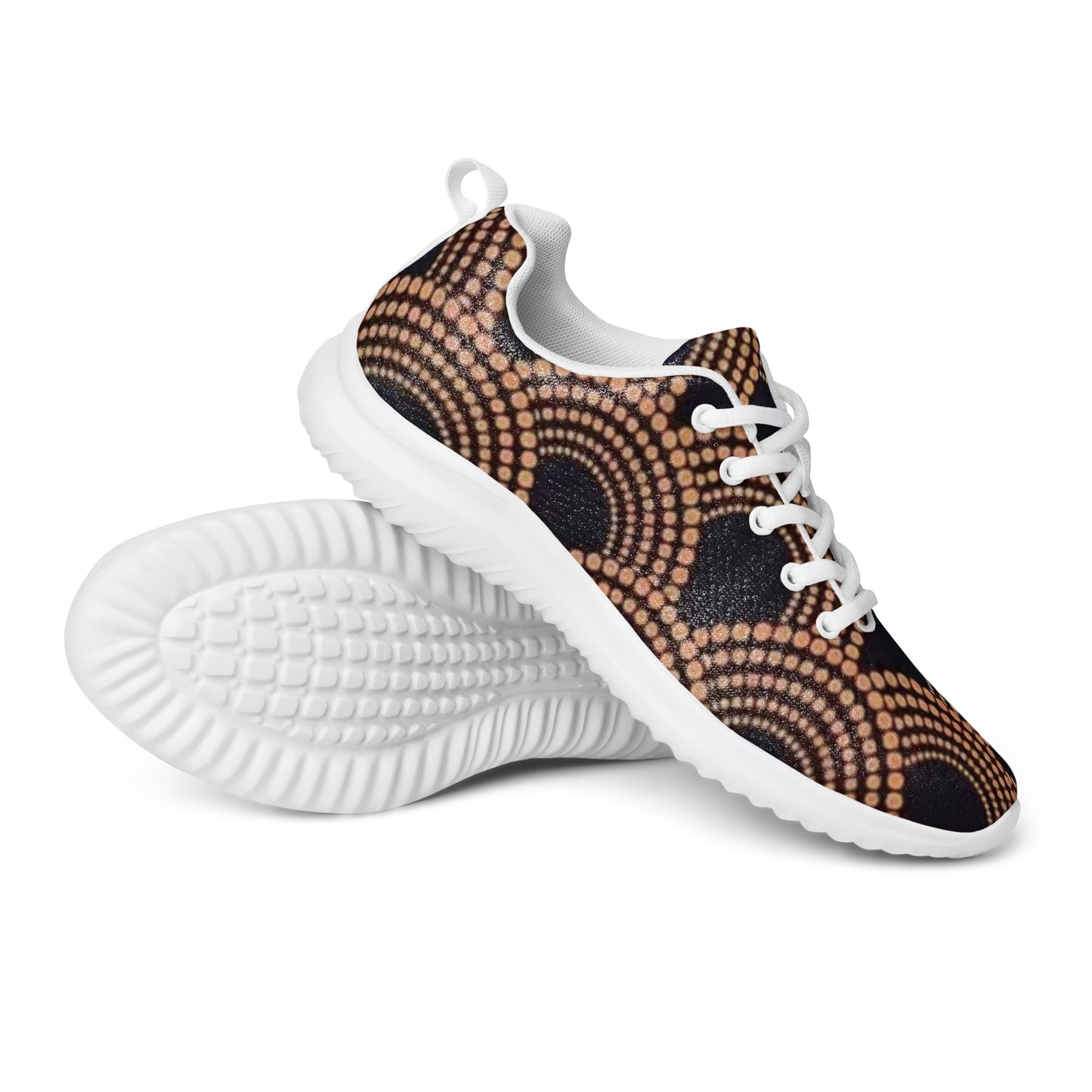 Brown Abstract Women’s athletic shoes