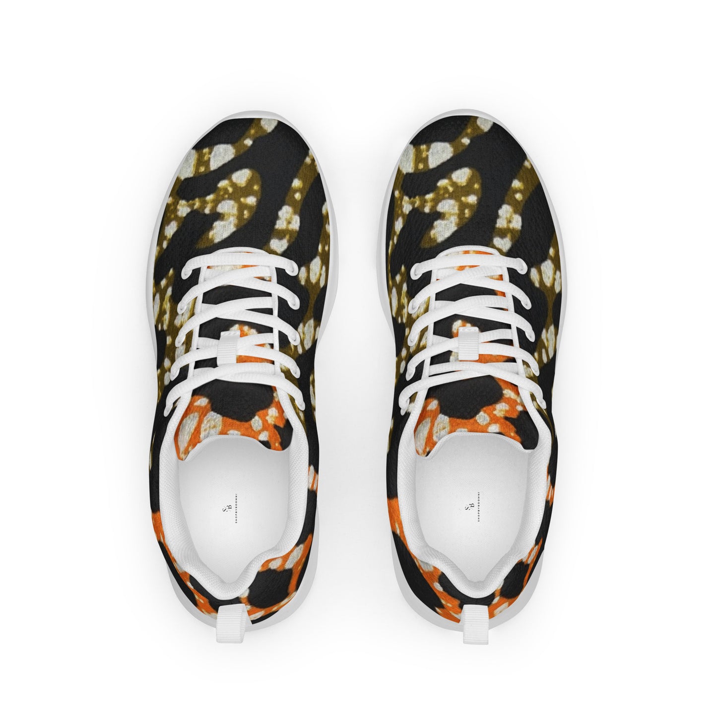 Green Orange Leopard Women’s athletic shoes