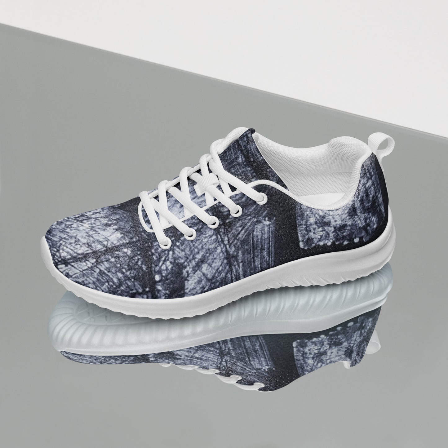 Dark Blue White Women’s athletic shoes