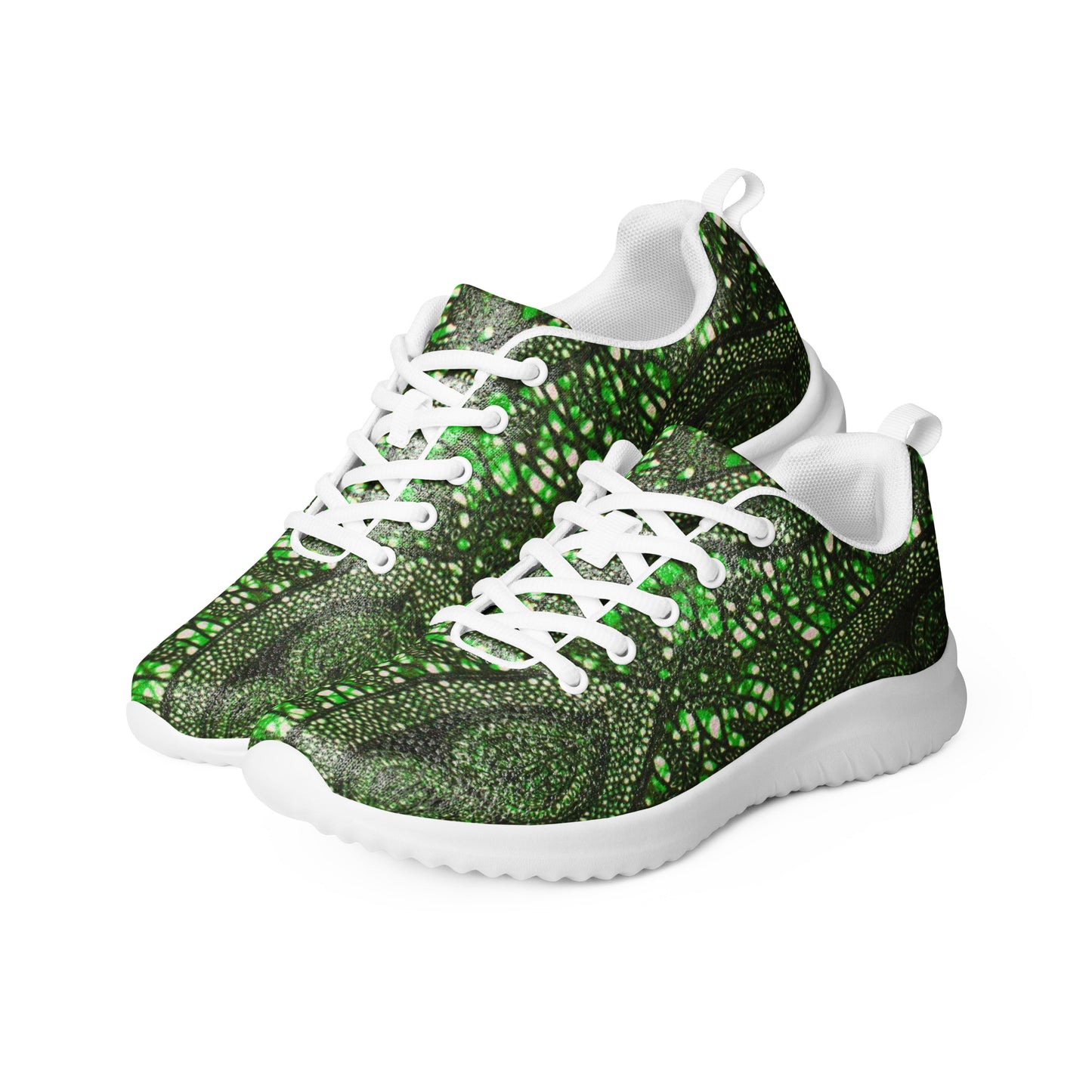 Green Peas Ankara Women’s Athletic Shoes