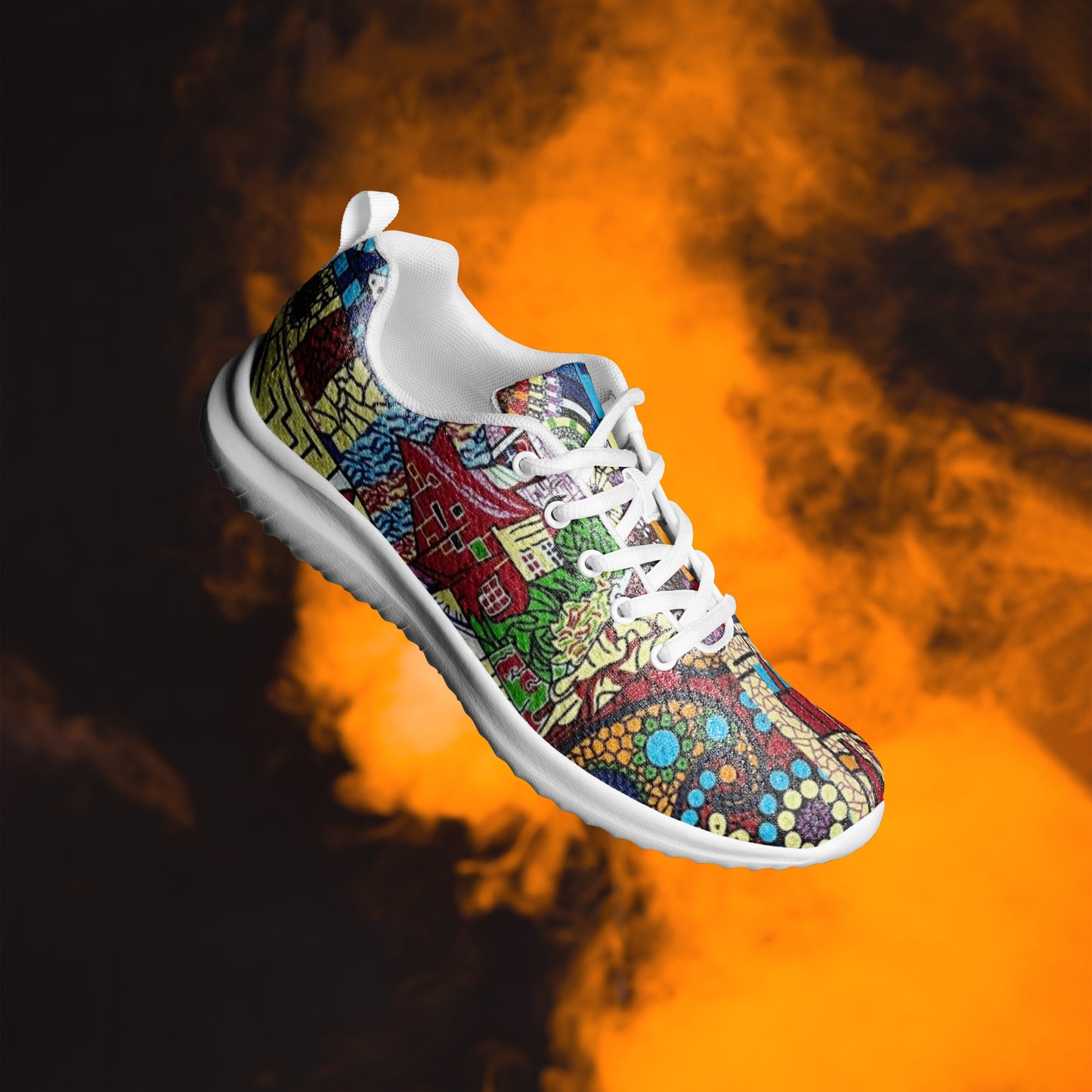 Colourful Artsy Women’s athletic shoes