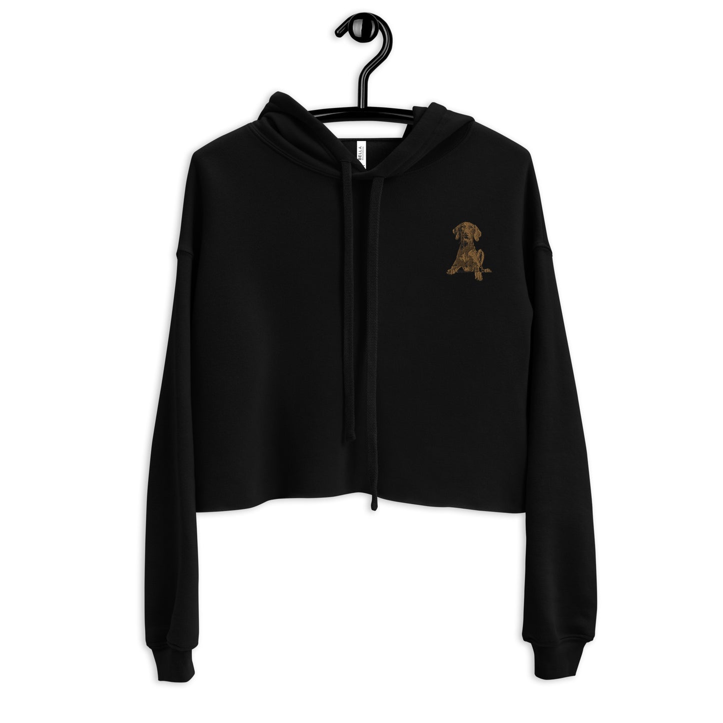 Vizsla Dog Crop Hoodie