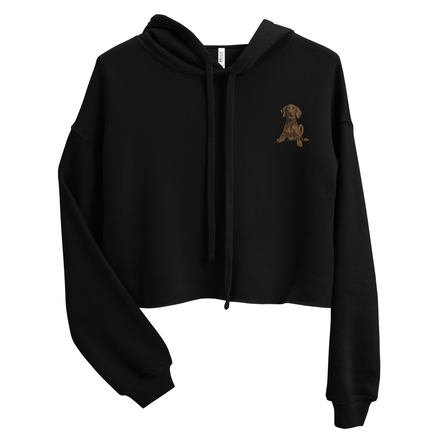 Vizsla Dog Crop Hoodie