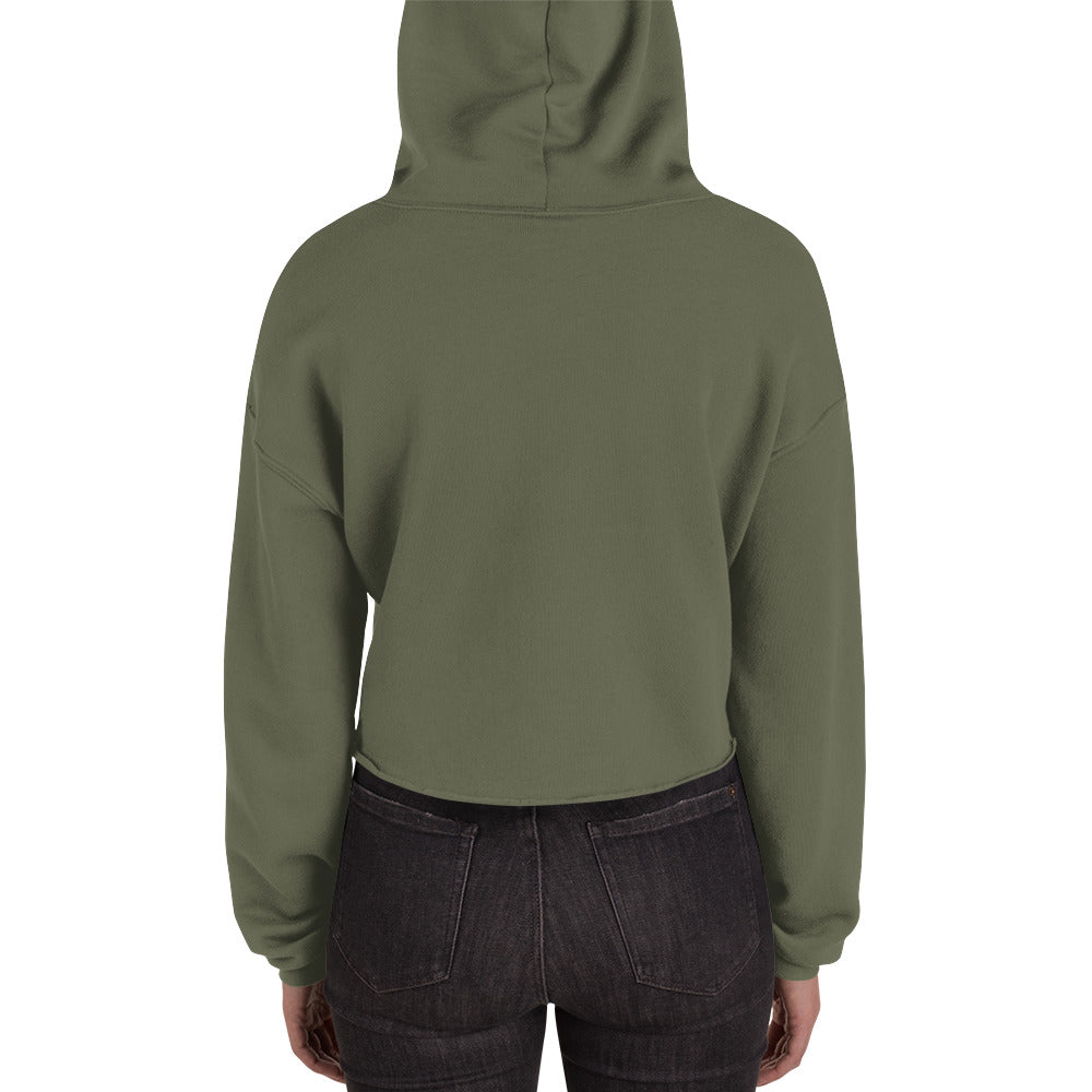 Foxhound Dog Crop Hoodie