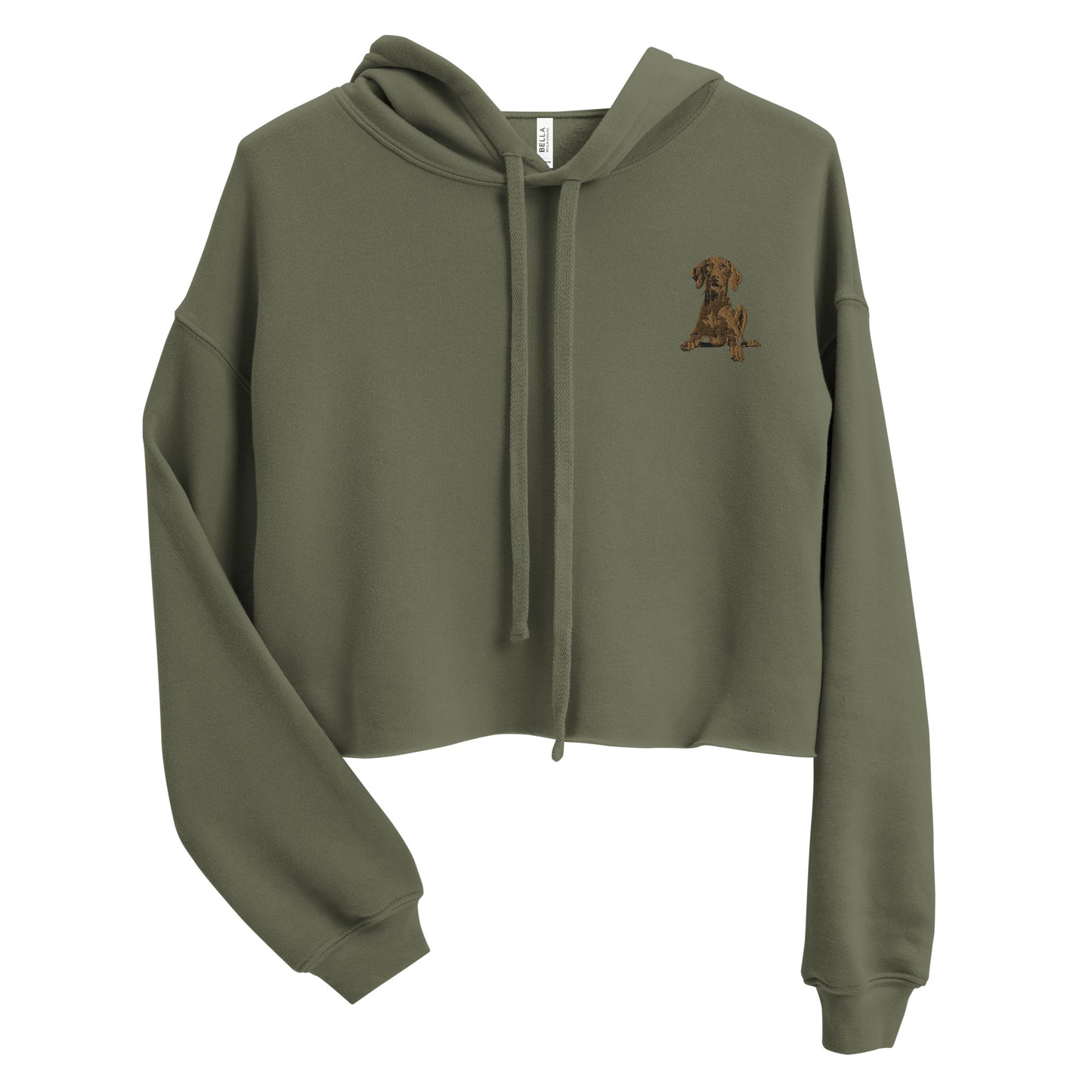 Vizsla Dog Crop Hoodie