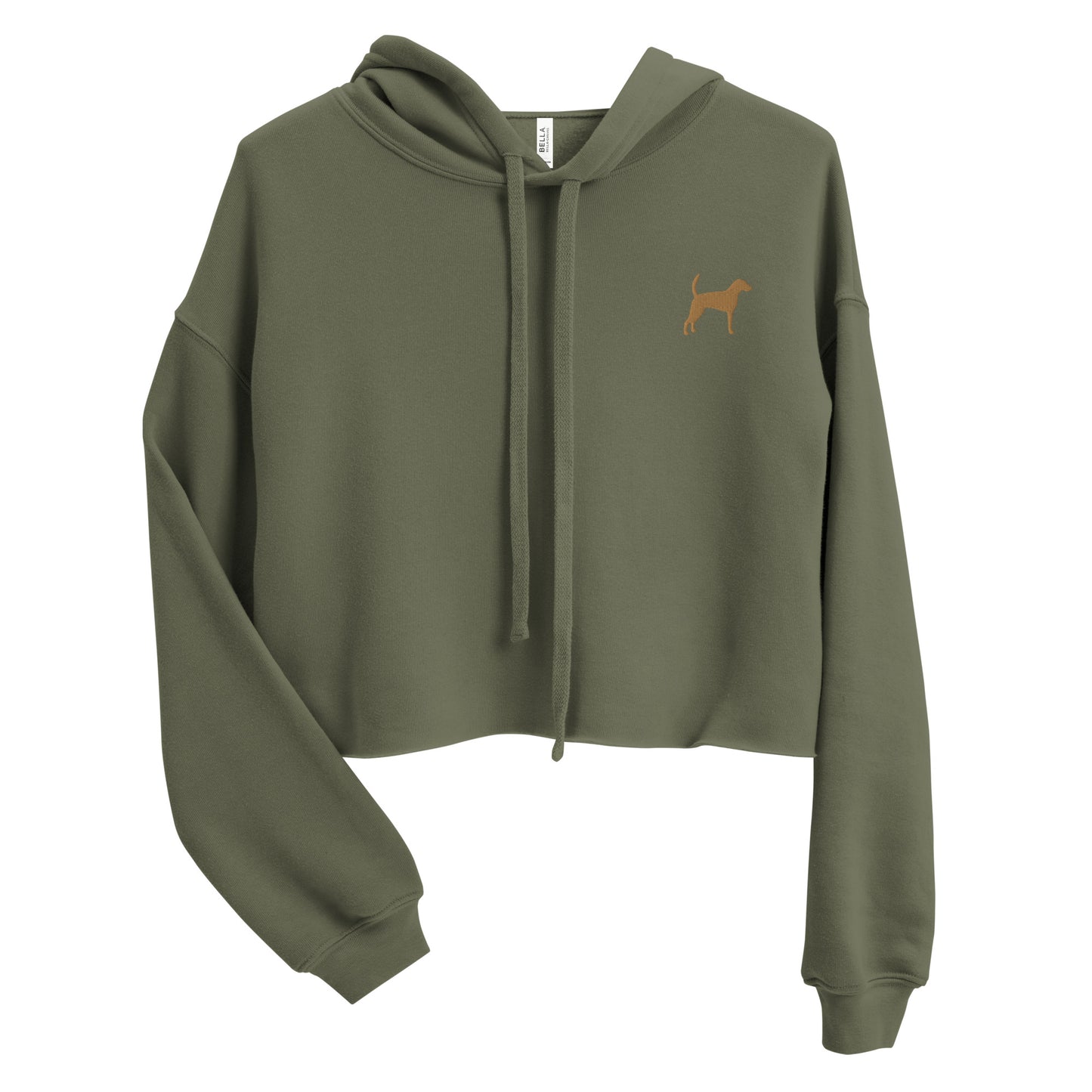 Foxhound Dog Crop Hoodie