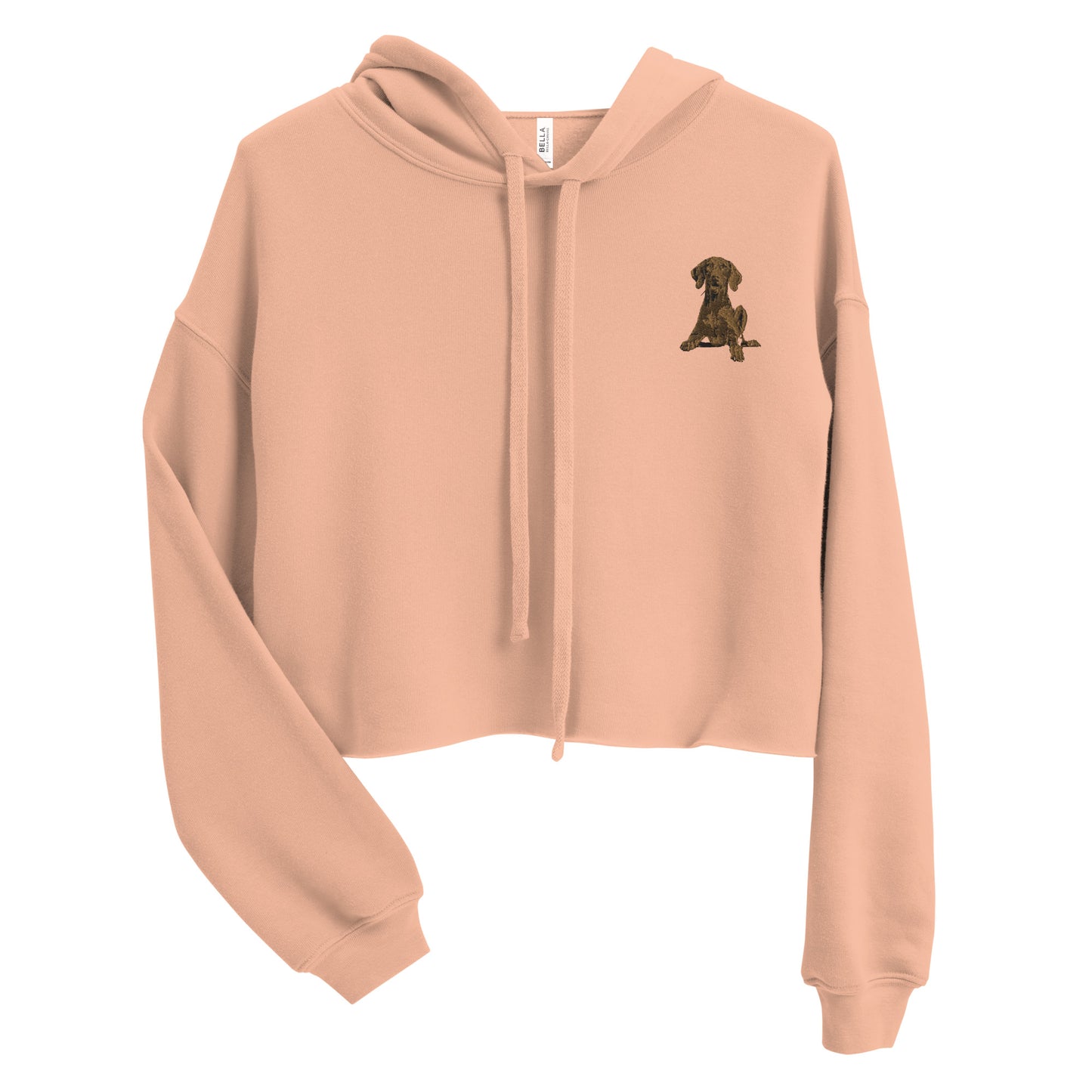 Vizsla Dog Crop Hoodie