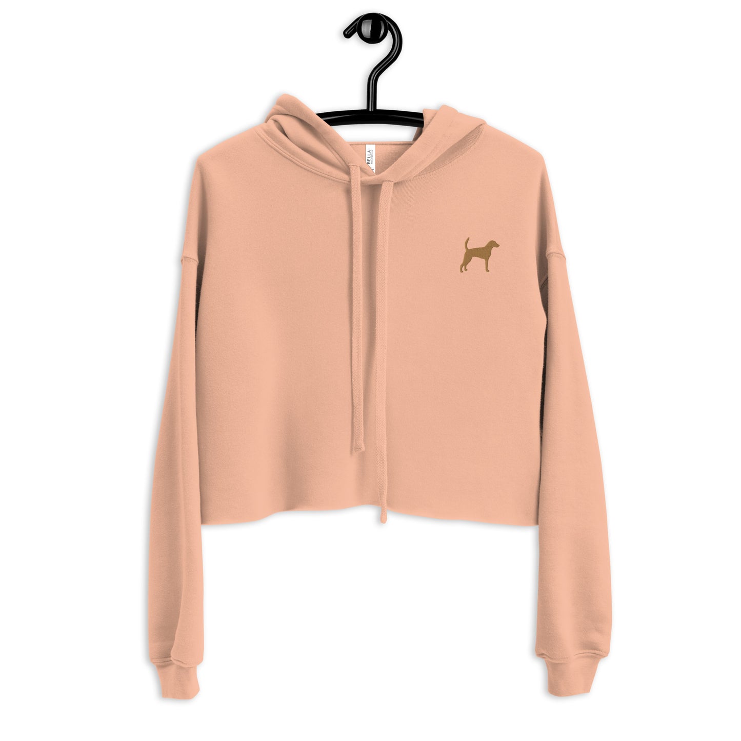 Foxhound Dog Crop Hoodie